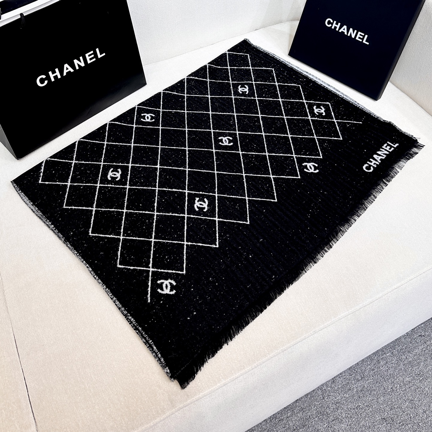Cheap Chanel Scarf in 218134, $55 USD- [IB218134] - Replica Chanel Scarf