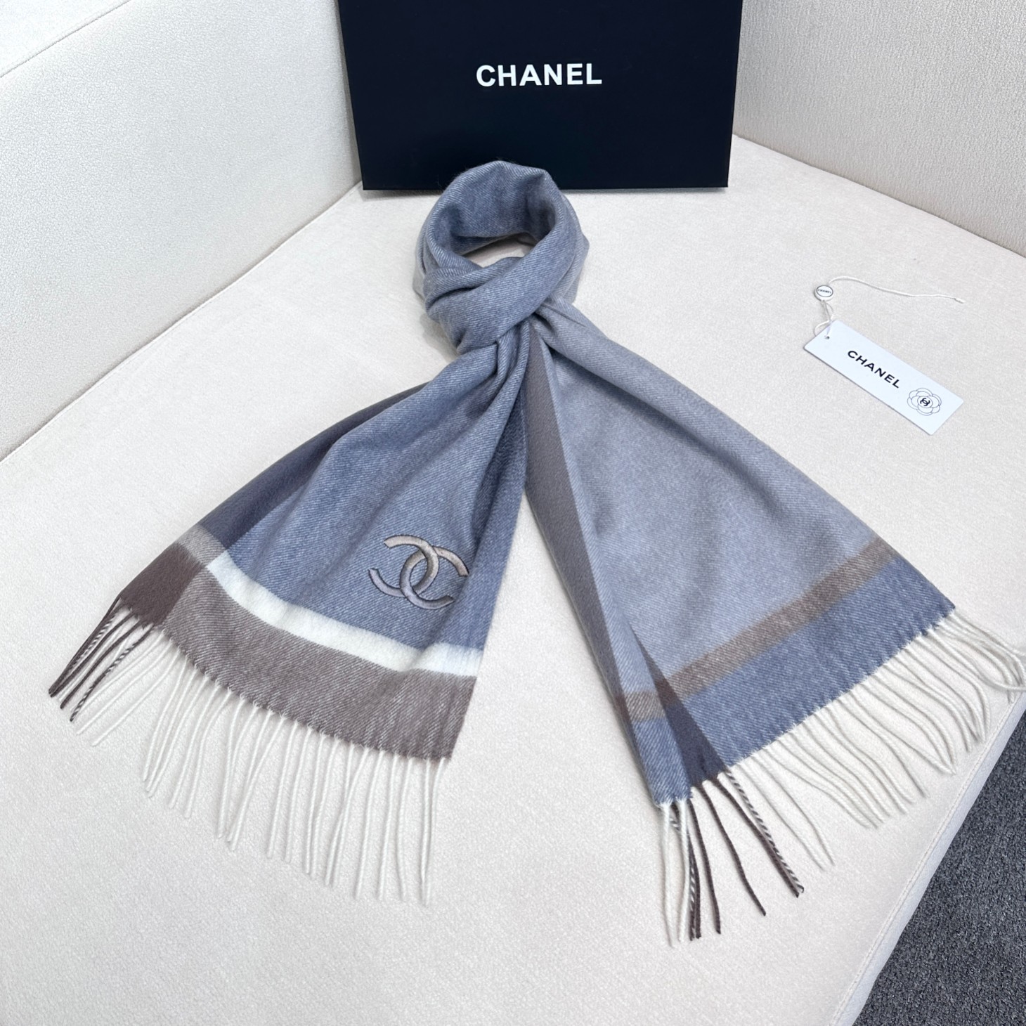 Cheap Chanel Scarf in 218135, $55 USD- [IB218135] - Replica Chanel Scarf