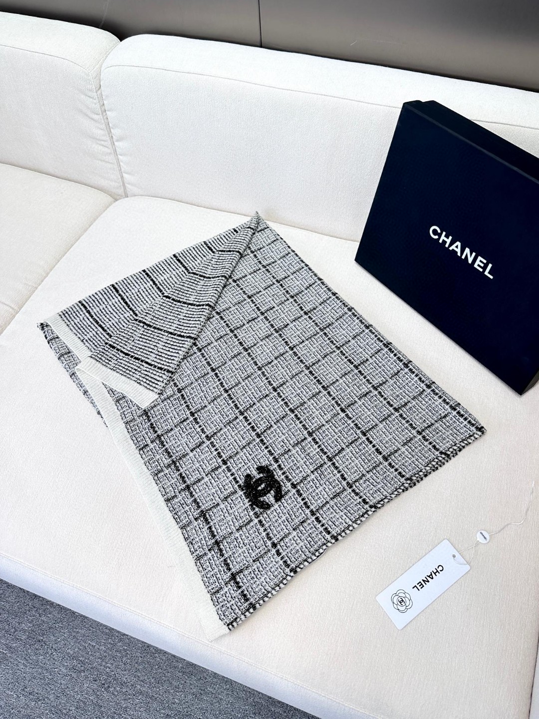 Cheap Chanel Scarf in 218137, $55 USD- [IB218137] - Replica Chanel Scarf