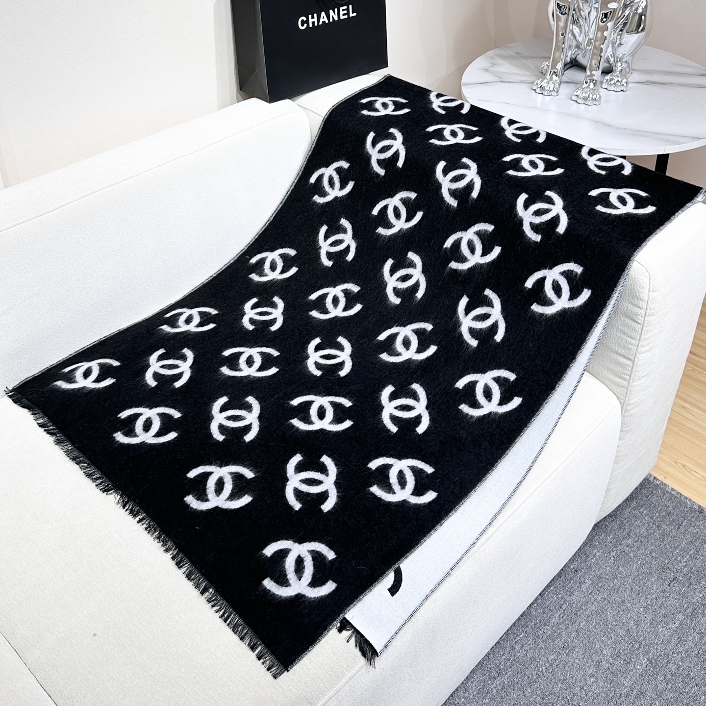 Cheap Chanel Scarf in 218140, $55 USD- [IB218140] - Replica Chanel Scarf