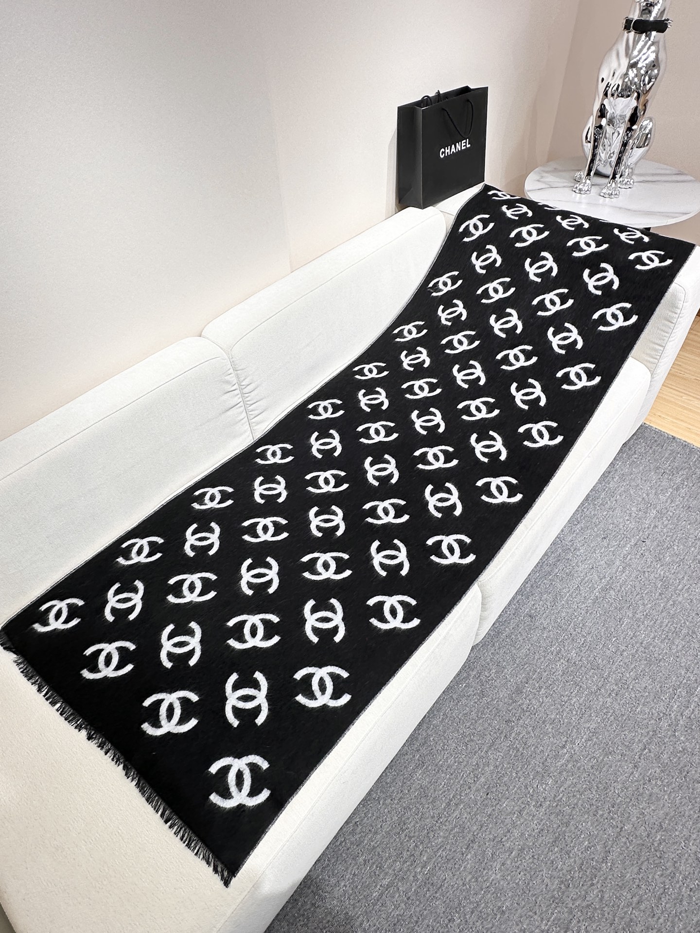 Cheap Chanel Scarf in 218140, $55 USD- [IB218140] - Replica Chanel Scarf