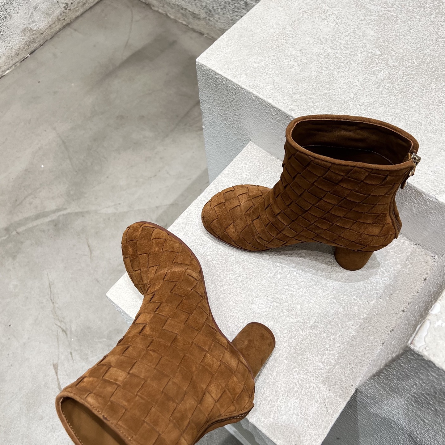 Cheap Bottega Veneta Boots For Women in 218151, $155 USD- [IB218151] - Replica Bottega Veneta Boots For Women