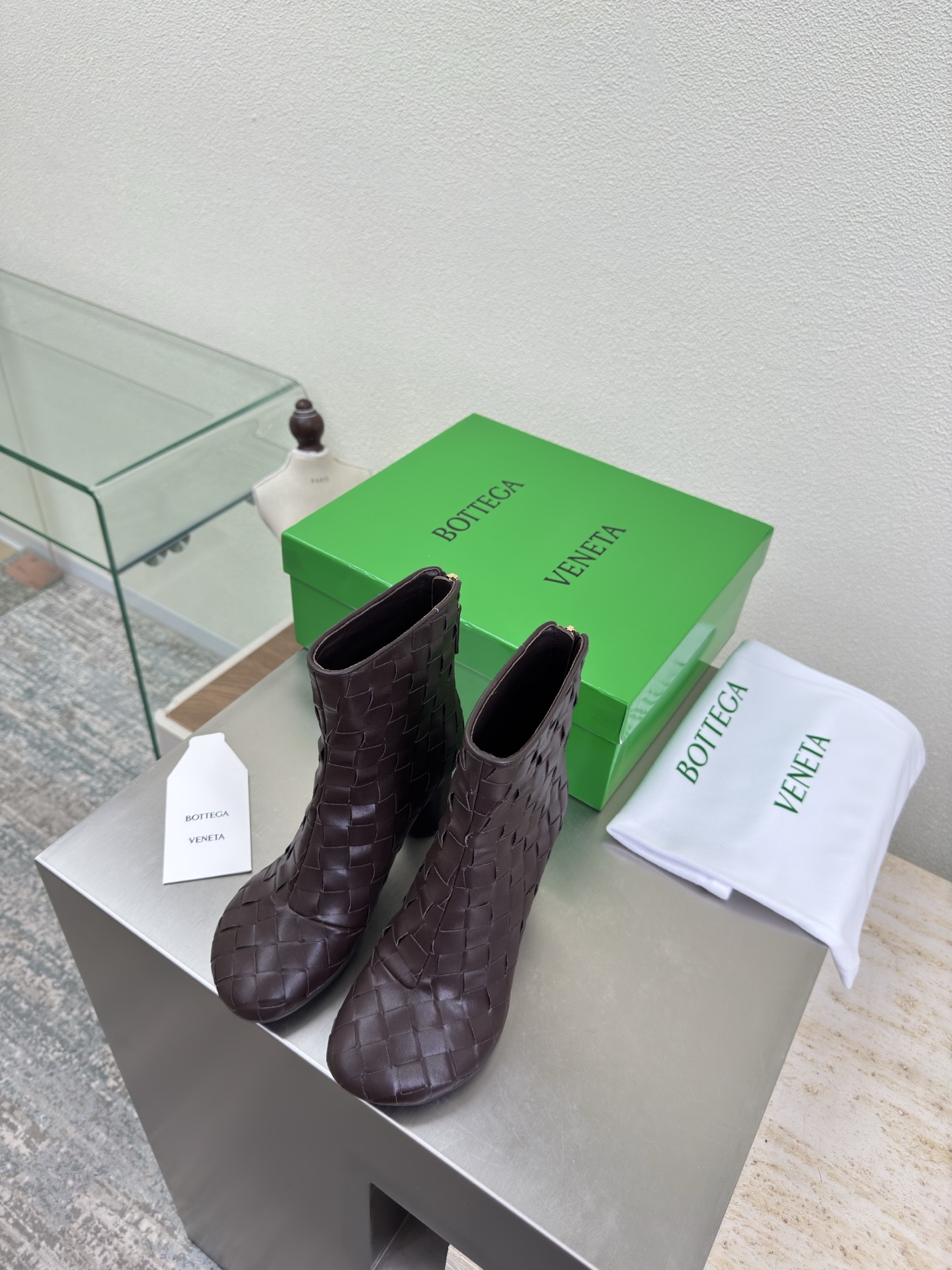 Cheap Bottega Veneta Boots For Women in 218153, $155 USD- [IB218153] - Replica Bottega Veneta Boots For Women