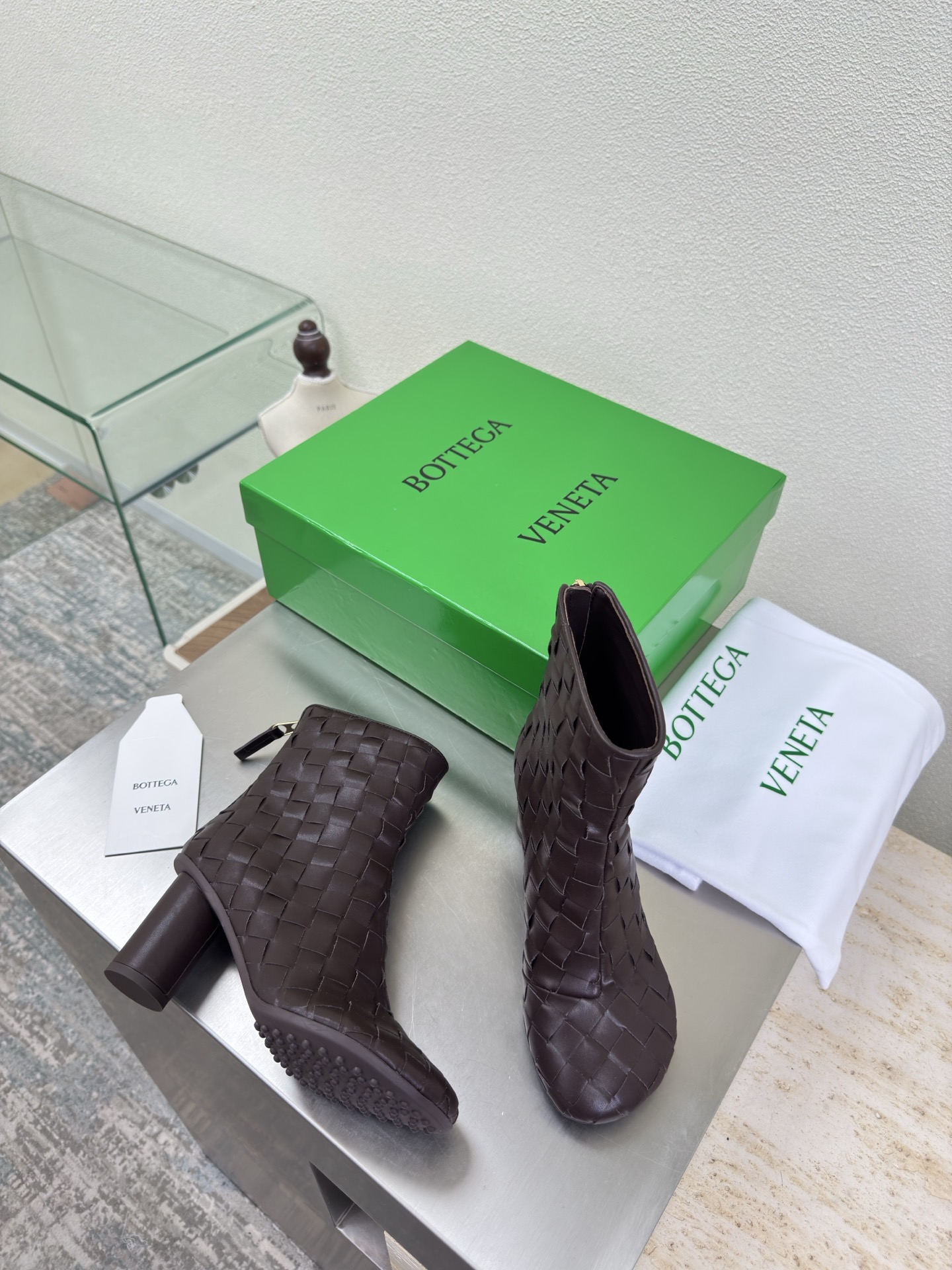 Cheap Bottega Veneta Boots For Women in 218153, $155 USD- [IB218153] - Replica Bottega Veneta Boots For Women