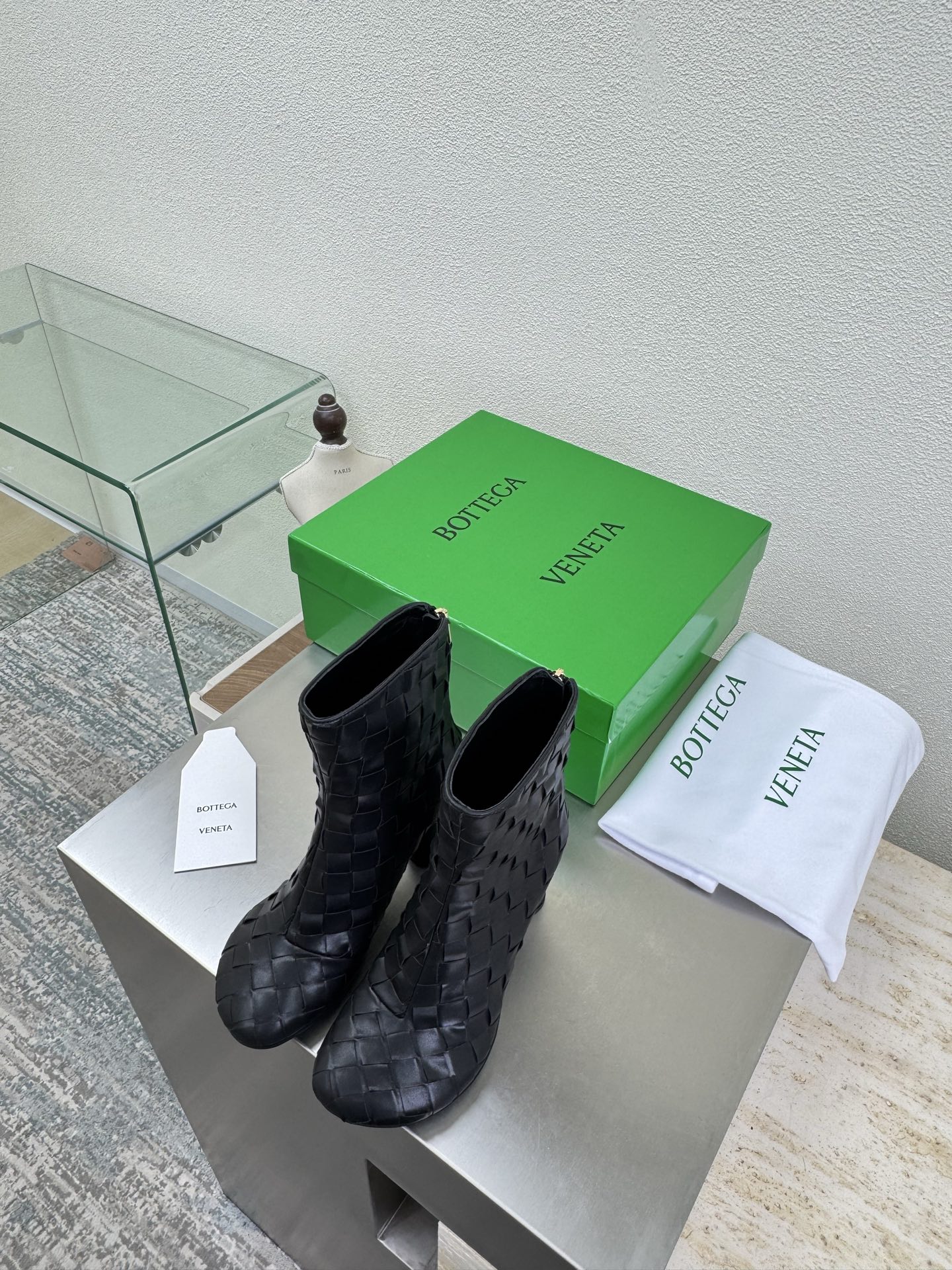 Cheap Bottega Veneta Boots For Women in 218155, $155 USD- [IB2181553] - Replica Bottega Veneta Boots For Women