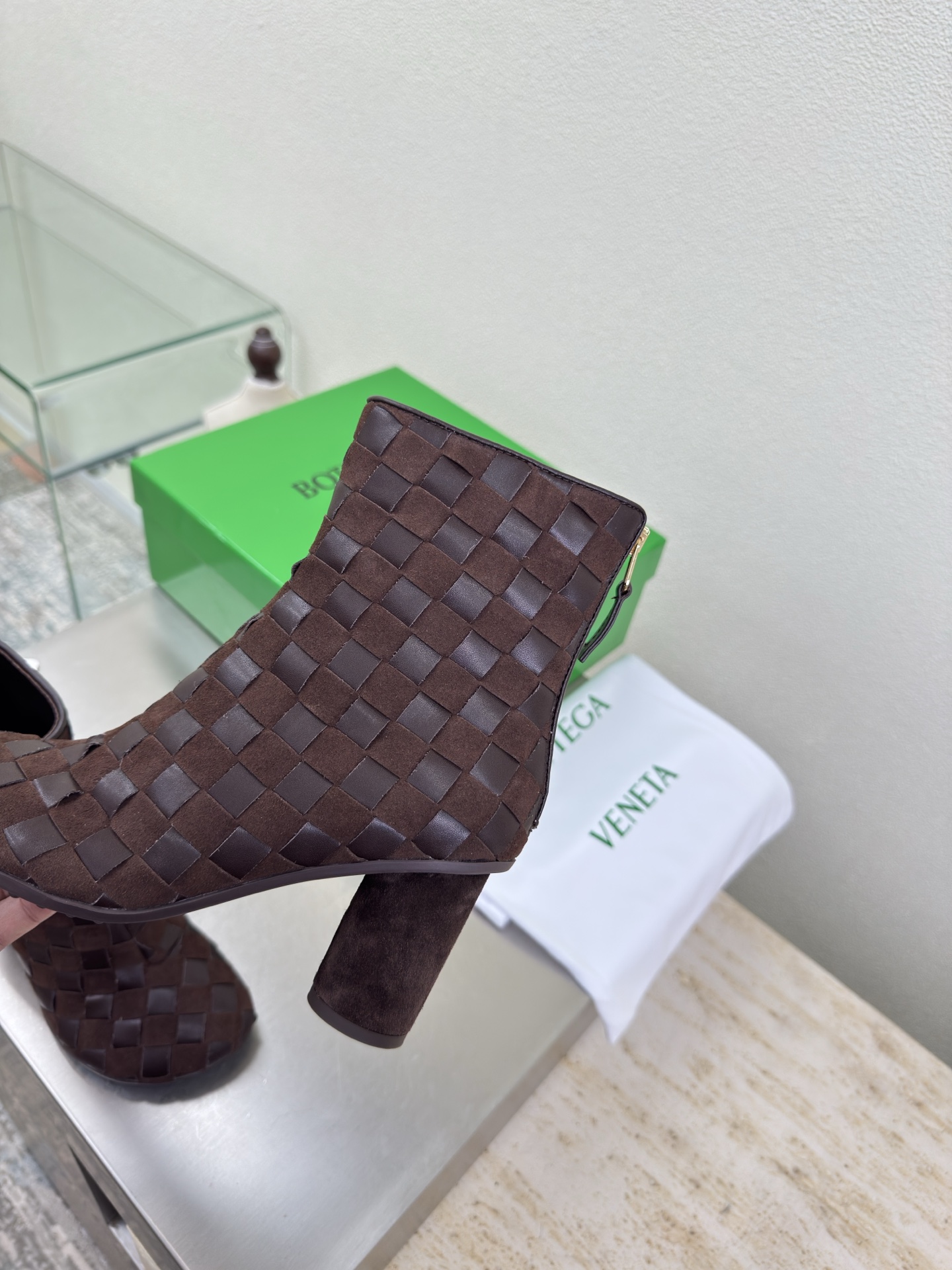 Cheap Bottega Veneta Boots For Women in 218159, $155 USD- [IB218159] - Replica Bottega Veneta Boots For Women
