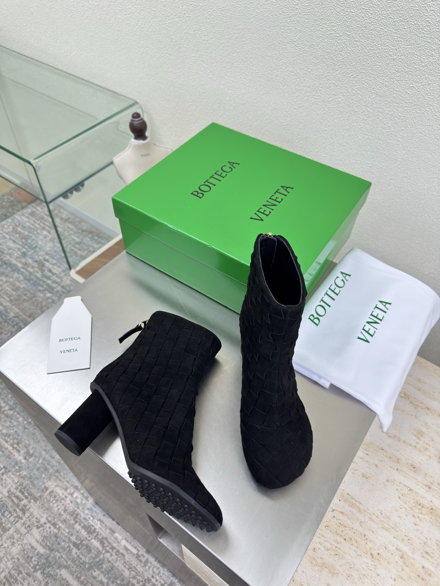 Cheap Bottega Veneta Boots For Women in 218161, $155 USD- [IB218161] - Replica Bottega Veneta Boots For Women