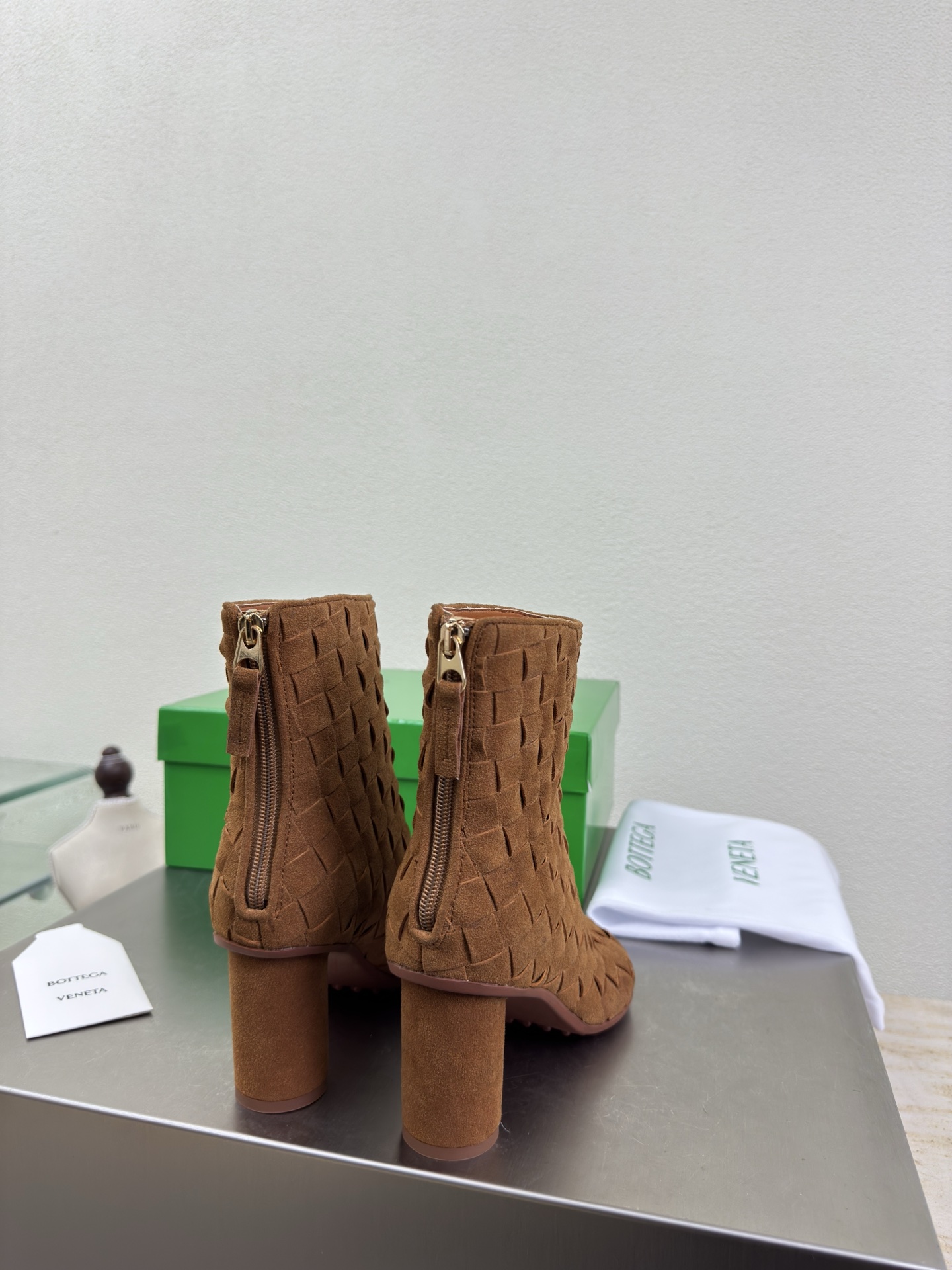 Cheap Bottega Veneta Boots For Women in 218164, $155 USD- [IB218164] - Replica Bottega Veneta Boots For Women