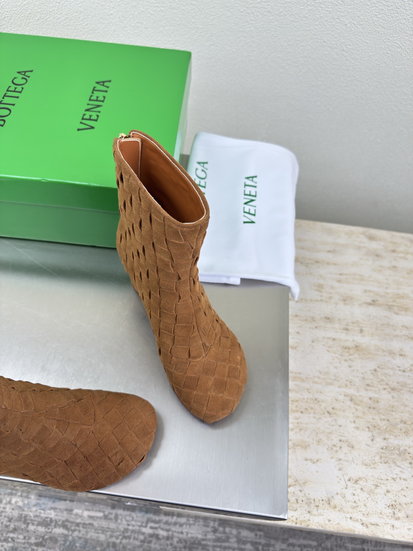 Cheap Bottega Veneta Boots For Women in 218164, $155 USD- [IB218164] - Replica Bottega Veneta Boots For Women