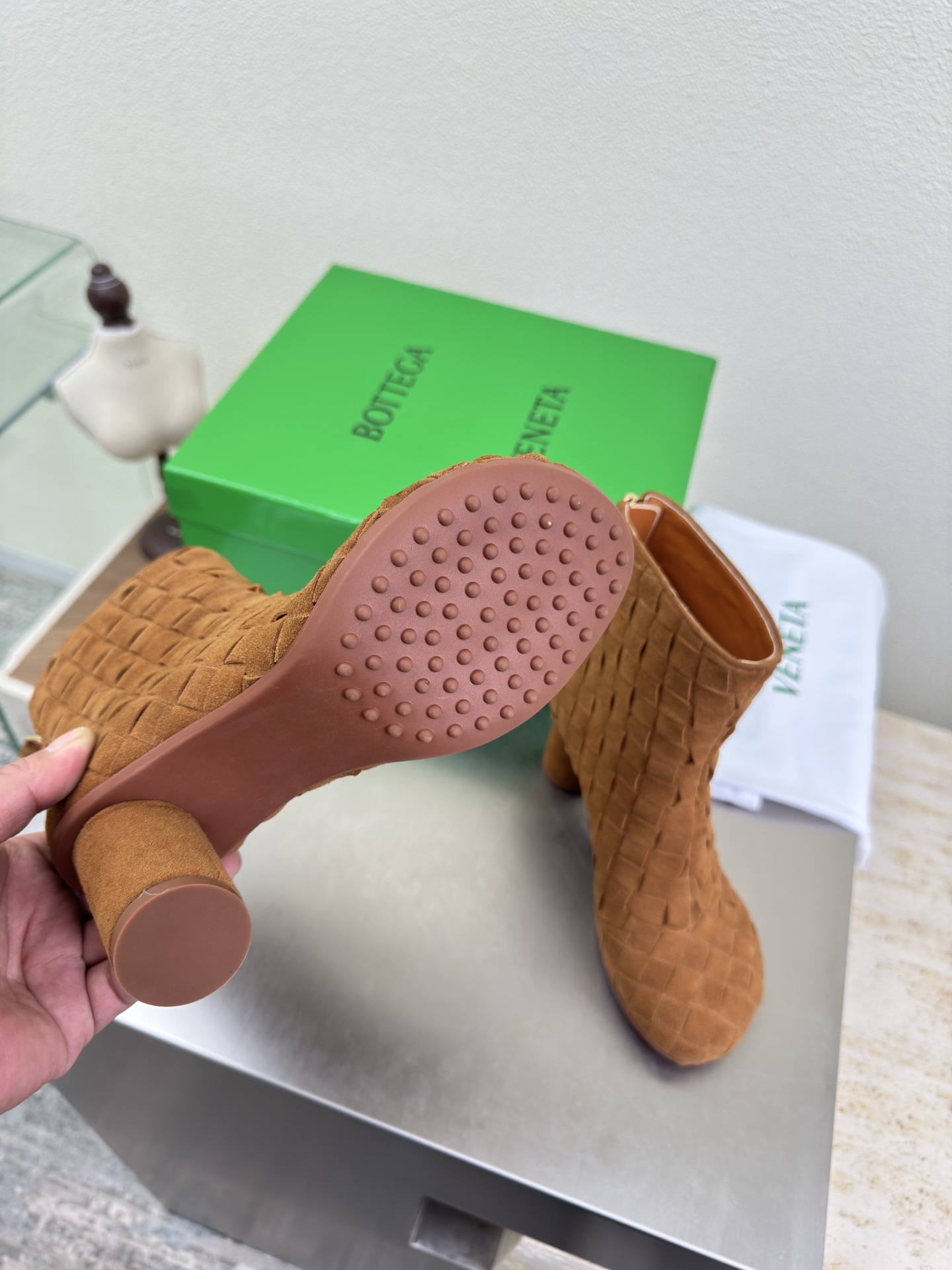 Cheap Bottega Veneta Boots For Women in 218164, $155 USD- [IB218164] - Replica Bottega Veneta Boots For Women
