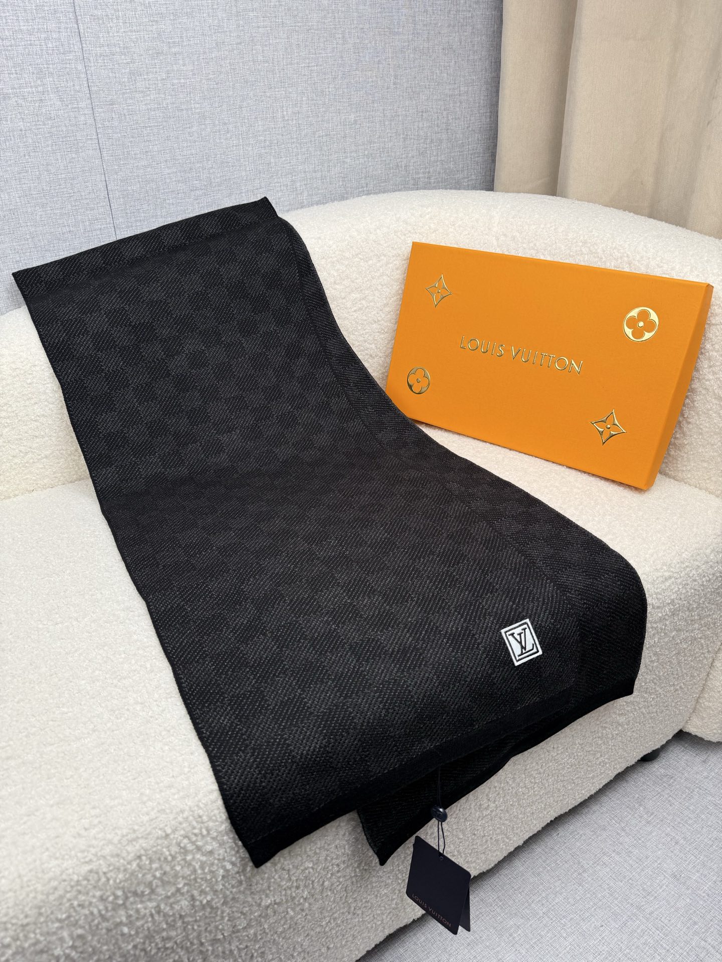 Cheap Louis Vuitton Scarf for Men in 218168, $55 USD- [IB218168] - Replica Louis Vuitton Scarf for Men