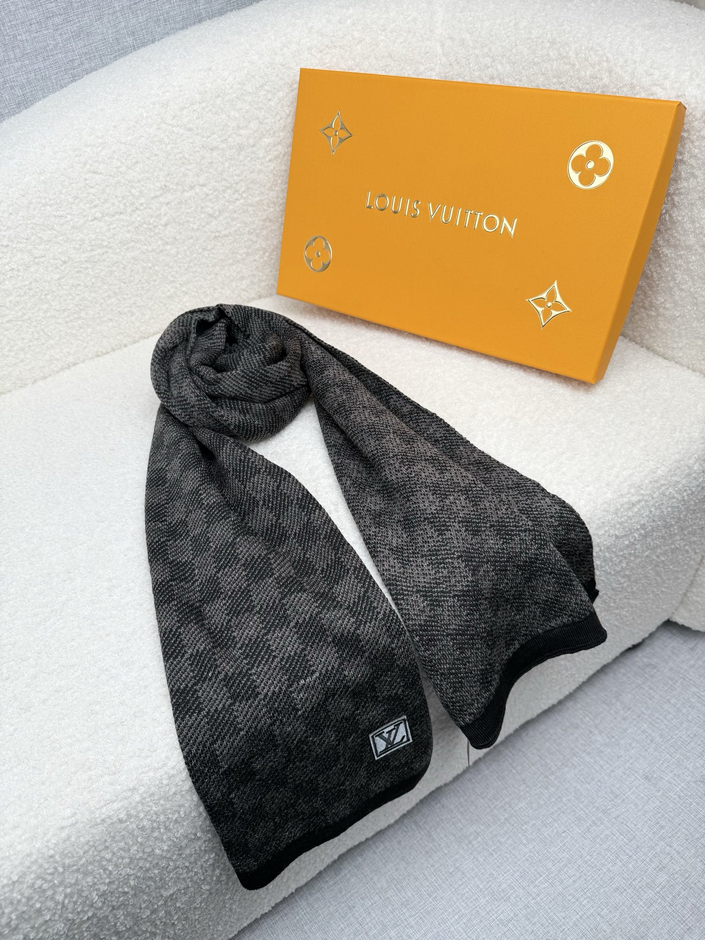 Cheap Louis Vuitton Scarf for Men in 218172, $55 USD- [IB218172] - Replica Louis Vuitton Scarf for Men