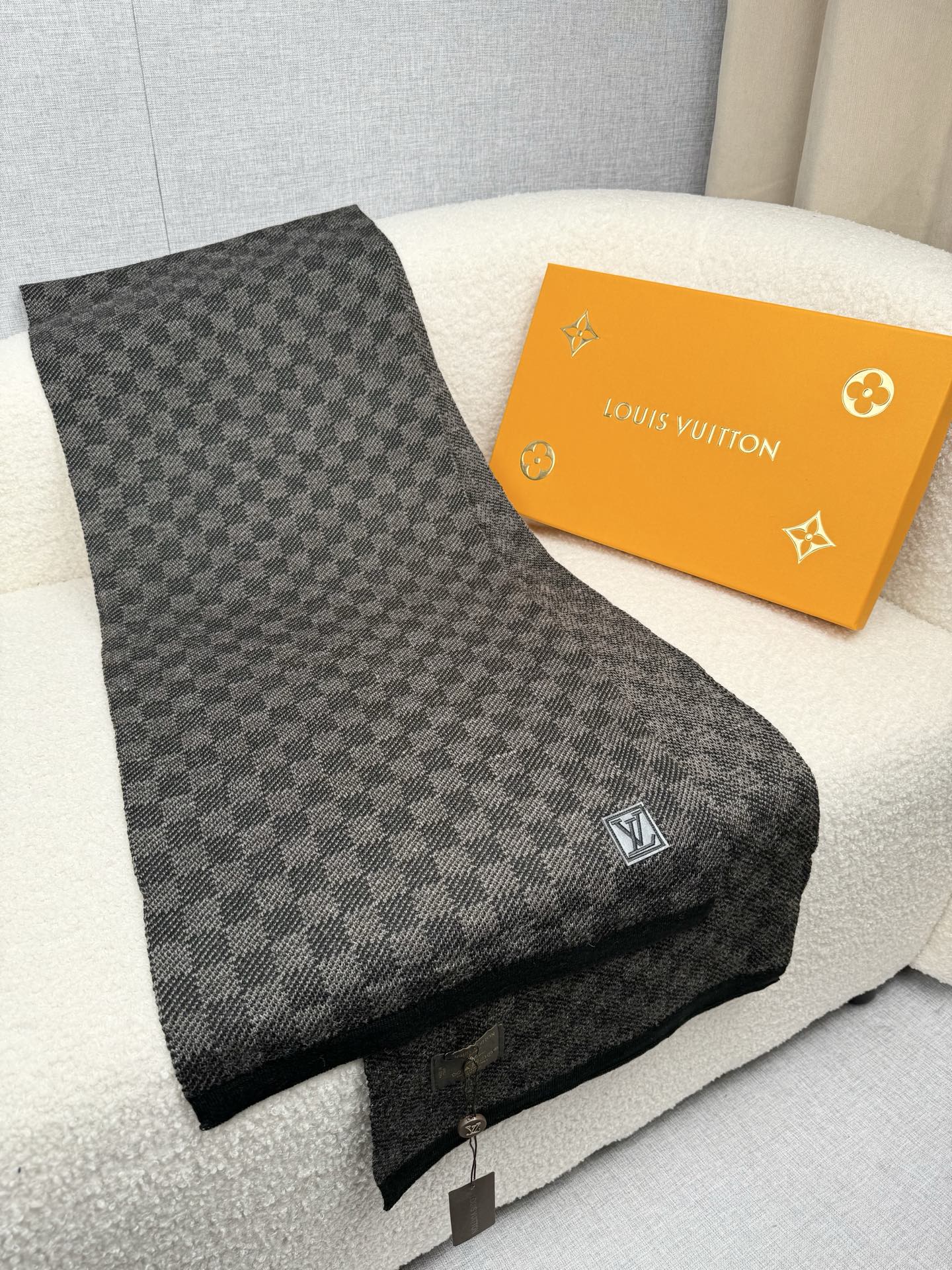 Cheap Louis Vuitton Scarf for Men in 218172, $55 USD- [IB218172] - Replica Louis Vuitton Scarf for Men