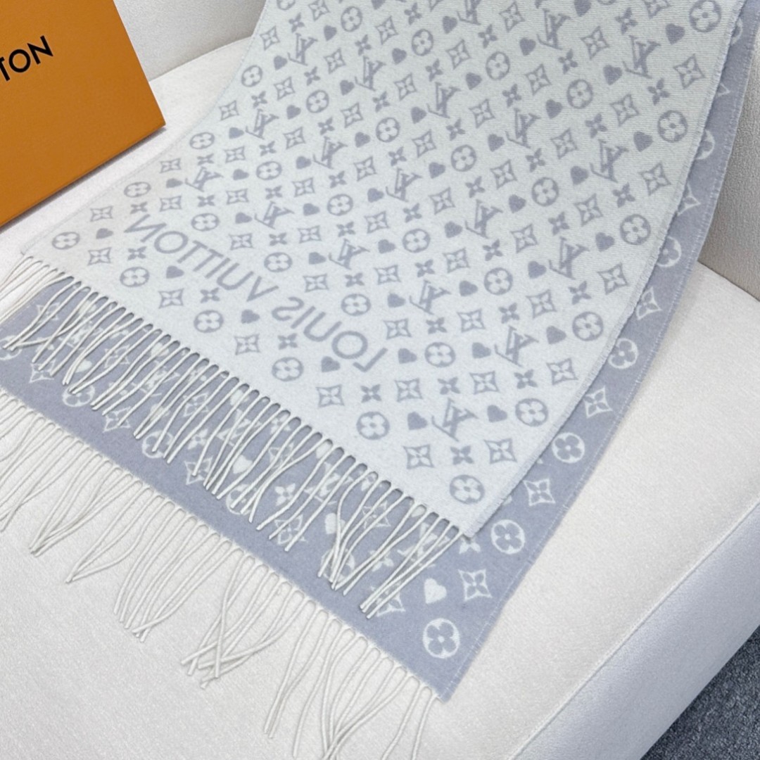 Cheap Louis Vuitton Cashmere Scarf in 218197, $55 USD- [IB218197] - Replica Louis Vuitton Cashmere Scarf