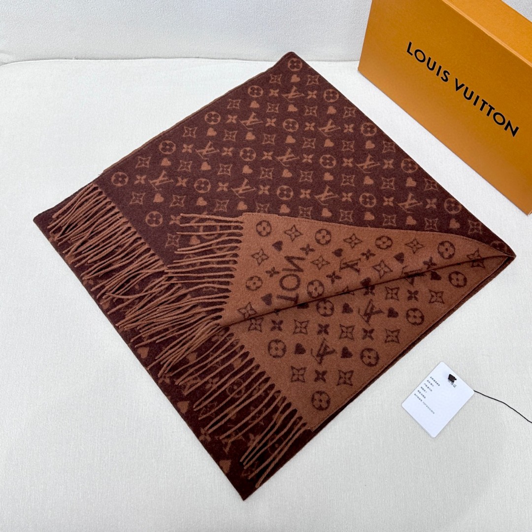 Cheap Louis Vuitton Cashmere Scarf in 218200, $55 USD- [IB218200] - Replica Louis Vuitton Cashmere Scarf