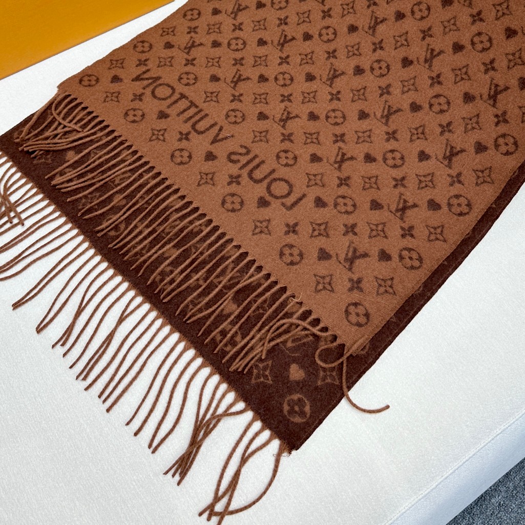 Cheap Louis Vuitton Cashmere Scarf in 218200, $55 USD- [IB218200] - Replica Louis Vuitton Cashmere Scarf