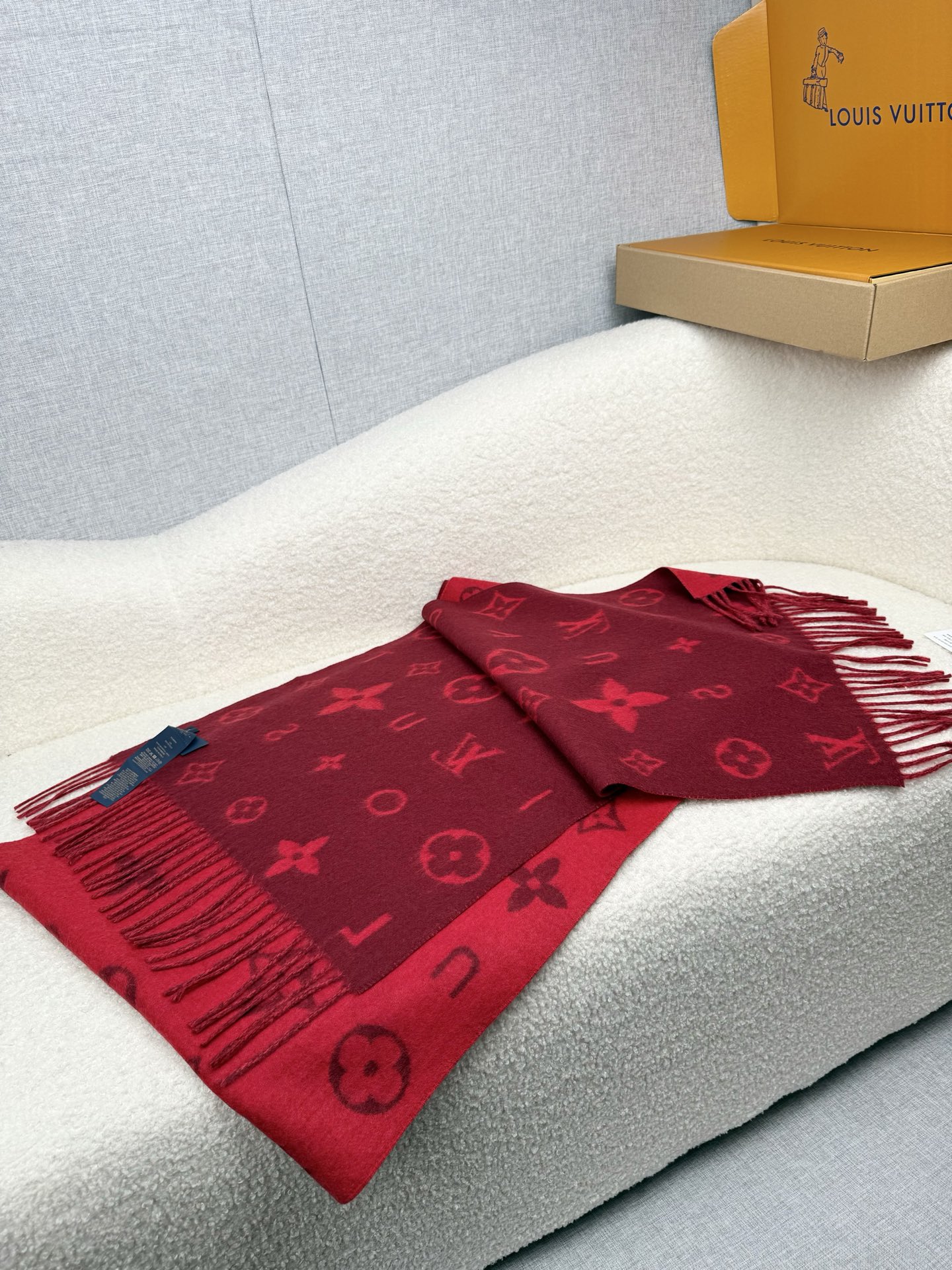 Cheap Louis Vuitton Cashmere Scarf in 218207, $55 USD- [IB218207] - Replica Louis Vuitton Cashmere Scarf
