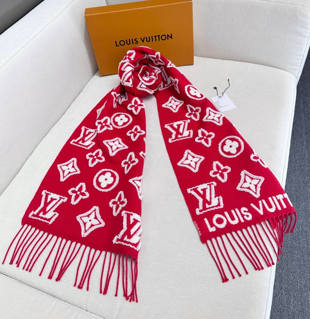 Cheap Louis Vuitton Cashmere Scarf in 218226, $55 USD- [IB218226] - Replica Louis Vuitton Cashmere Scarf