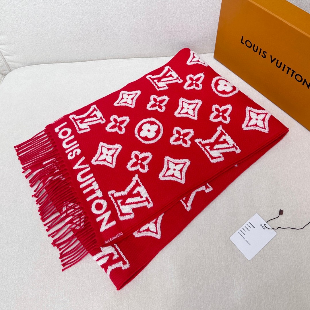 Cheap Louis Vuitton Cashmere Scarf in 218226, $55 USD- [IB218226] - Replica Louis Vuitton Cashmere Scarf