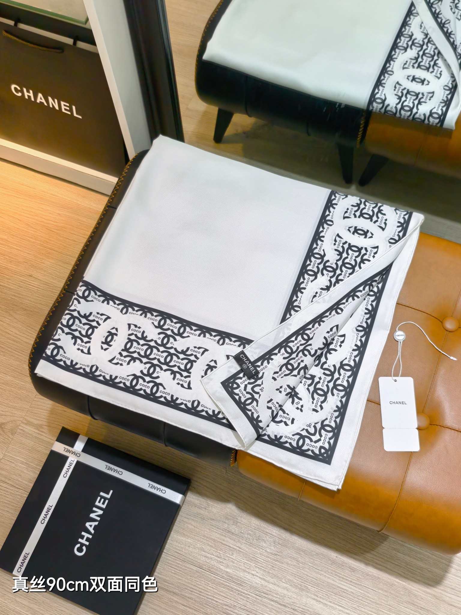 Cheap Chanel Scarf in 218282, $55 USD- [IB218282] - Replica Chanel Scarf