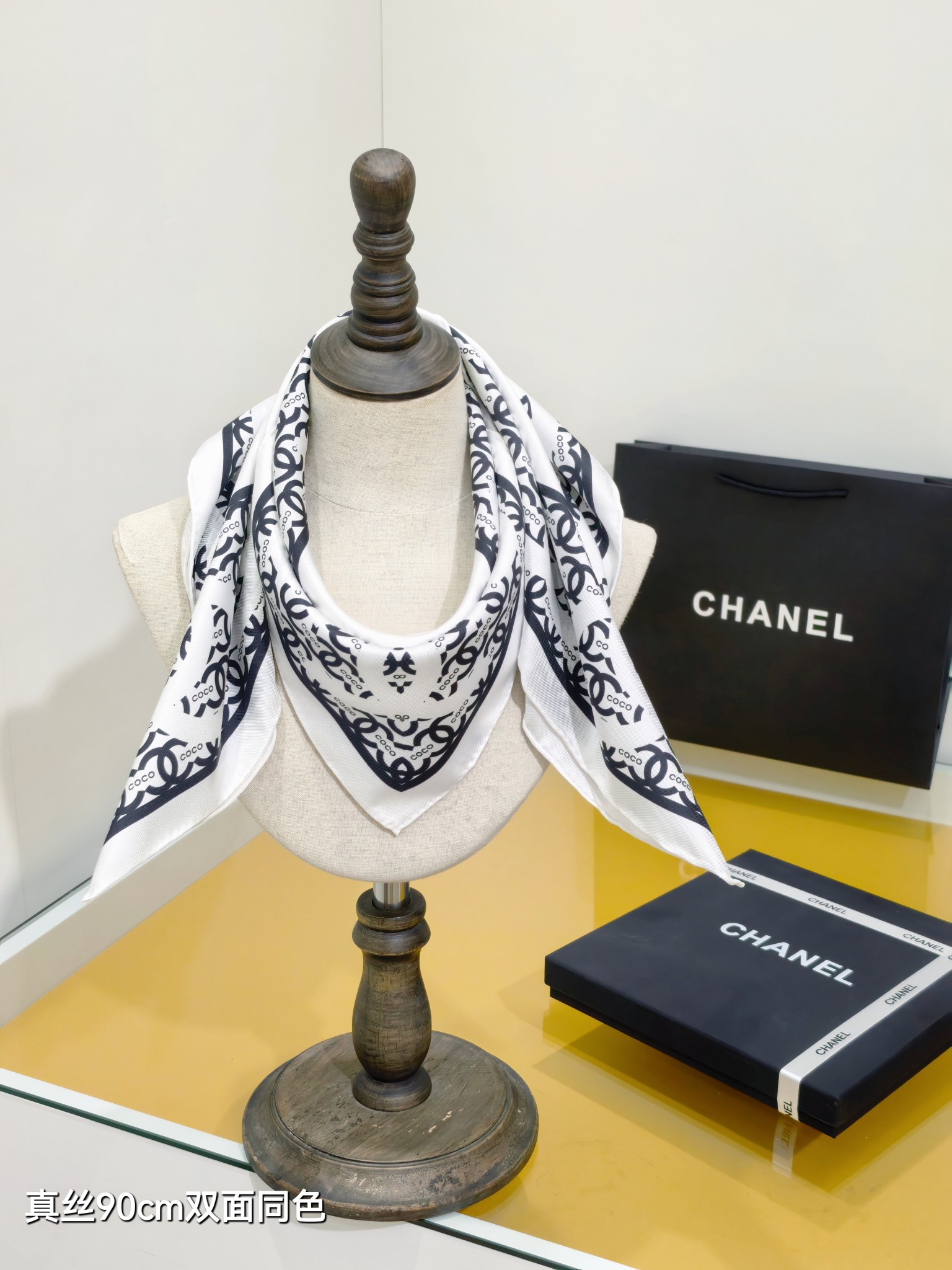 Cheap Chanel Scarf in 218282, $55 USD- [IB218282] - Replica Chanel Scarf