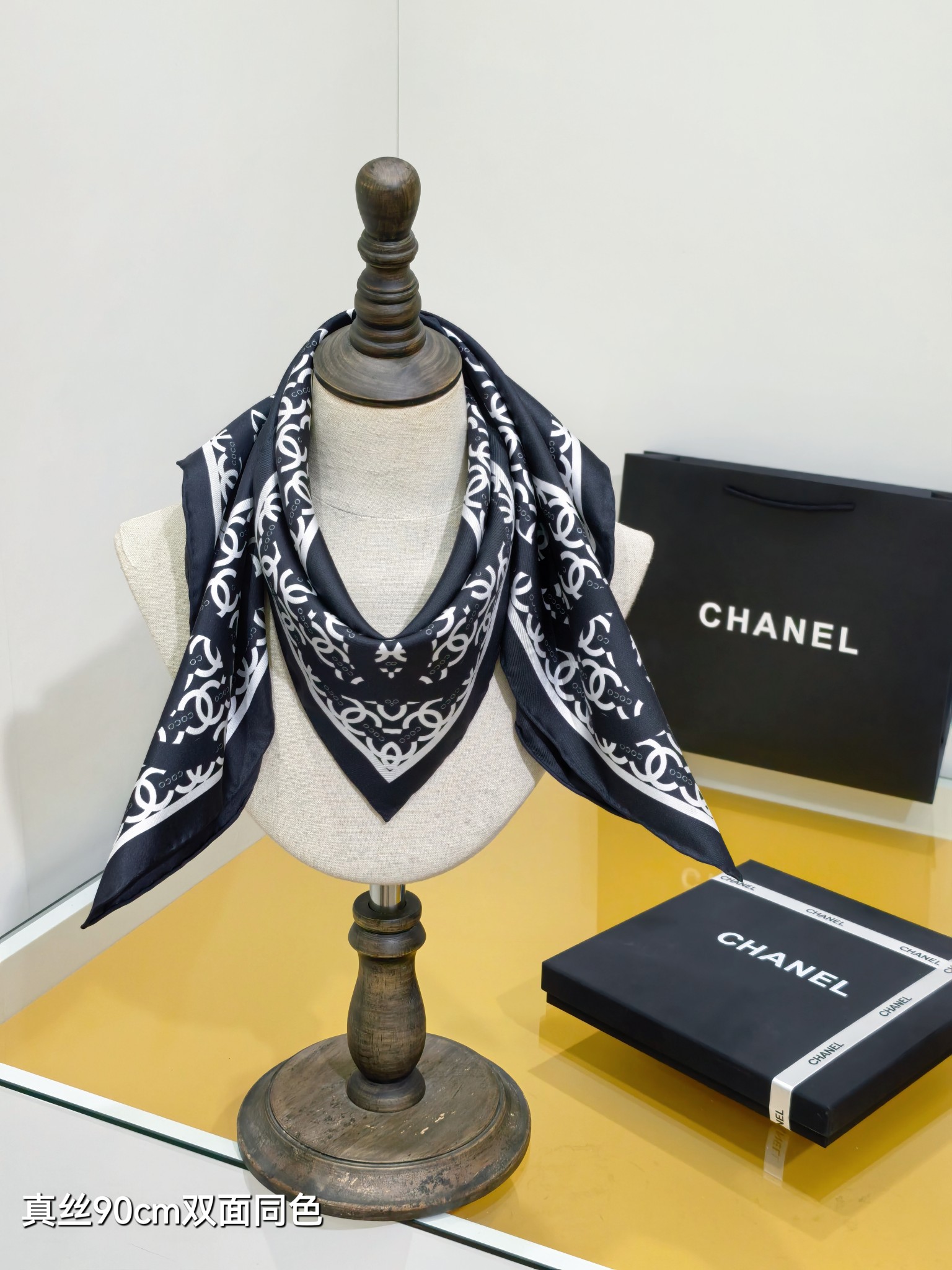 Cheap Chanel Scarf in 218283, $55 USD- [IB218283] - Replica Chanel Scarf