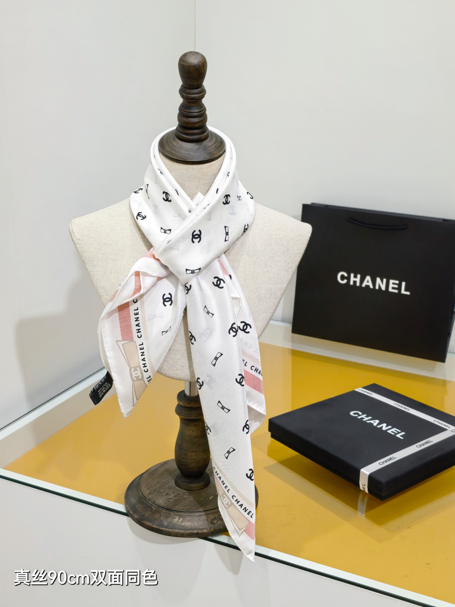Cheap Chanel Scarf in 218301, $55 USD- [IB218301] - Replica Chanel Scarf