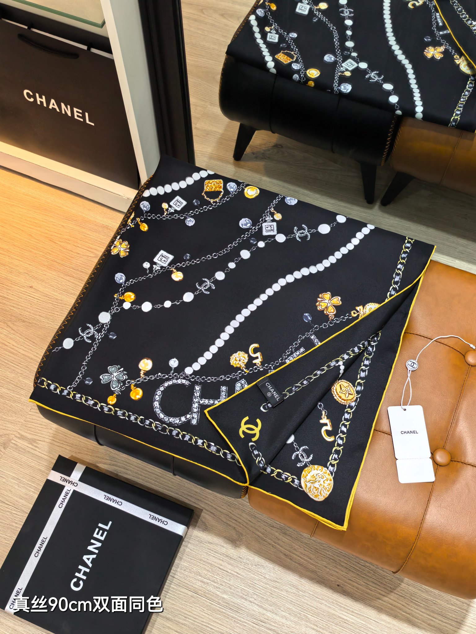 Cheap Chanel Scarf in 218306, $55 USD- [IB218306] - Replica Chanel Scarf