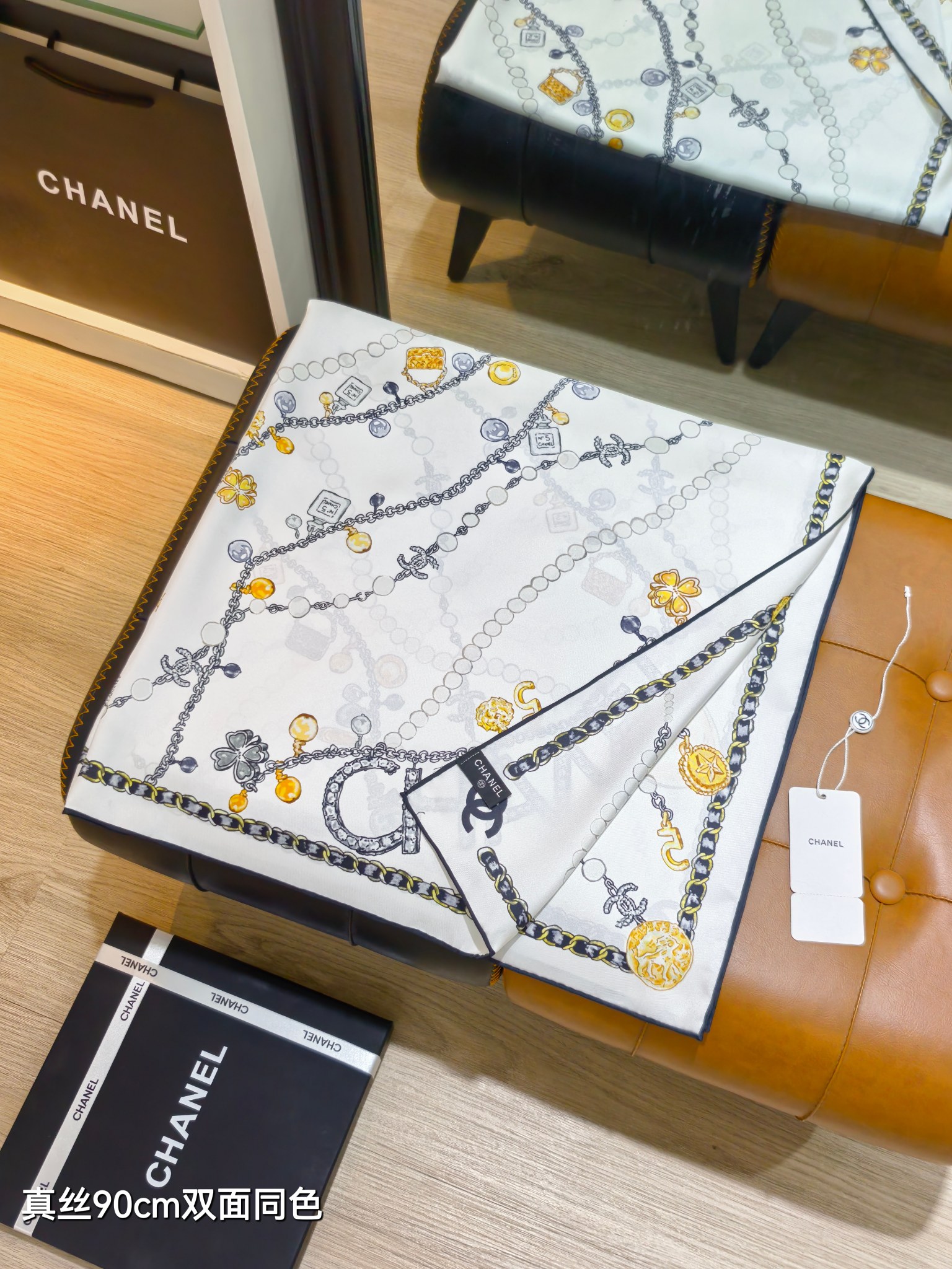Cheap Chanel Scarf in 218307, $55 USD- [IB218307] - Replica Chanel Scarf