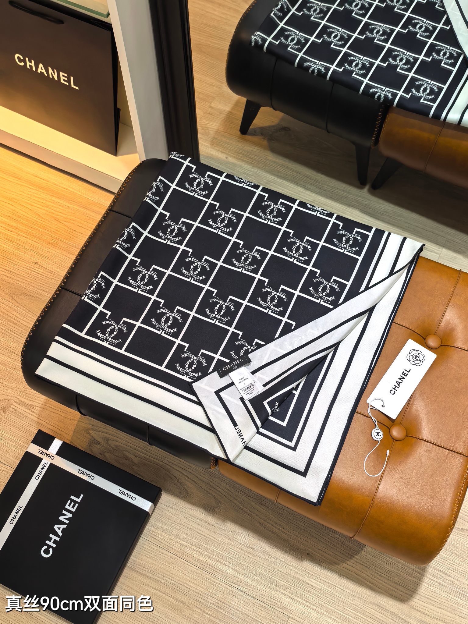 Cheap Chanel Scarf in 218308, $55 USD- [IB218308] - Replica Chanel Scarf
