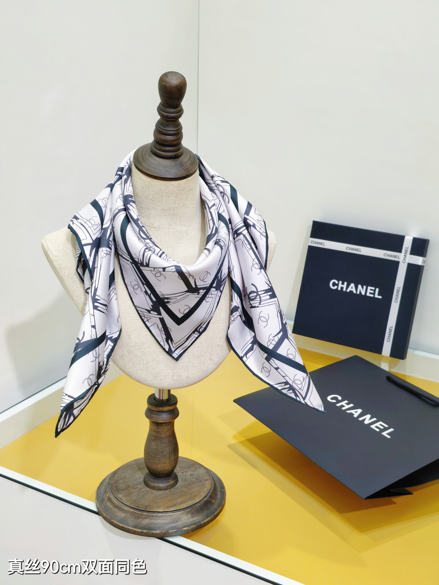 Cheap Chanel Scarf in 218309, $55 USD- [IB218309] - Replica Chanel Scarf