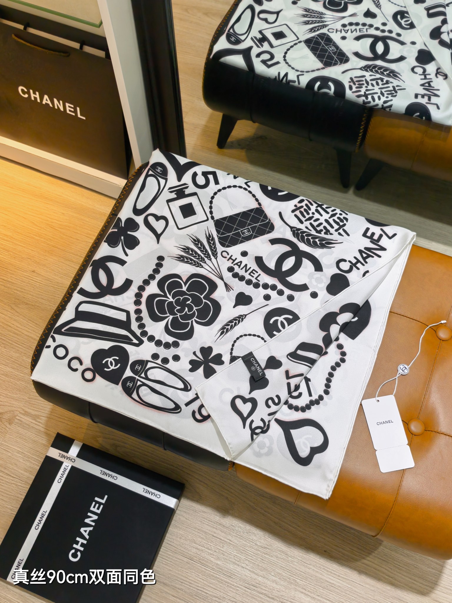Cheap Chanel Scarf in 218311, $55 USD- [IB218311] - Replica Chanel Scarf