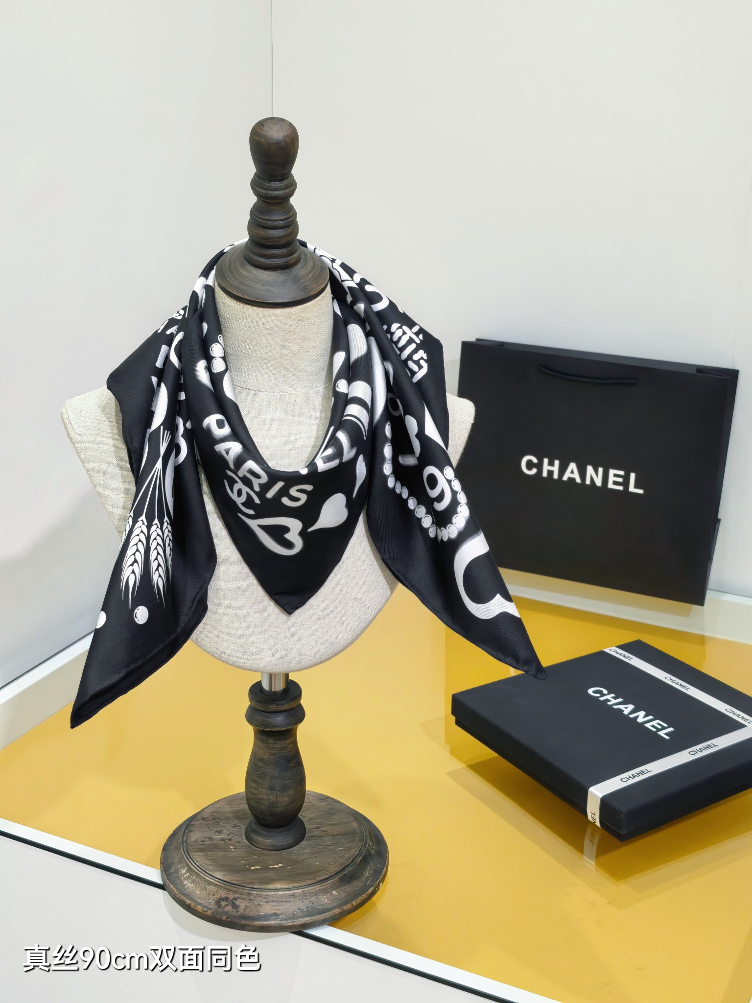 Cheap Chanel Scarf in 218312, $55 USD- [IB218312] - Replica Chanel Scarf