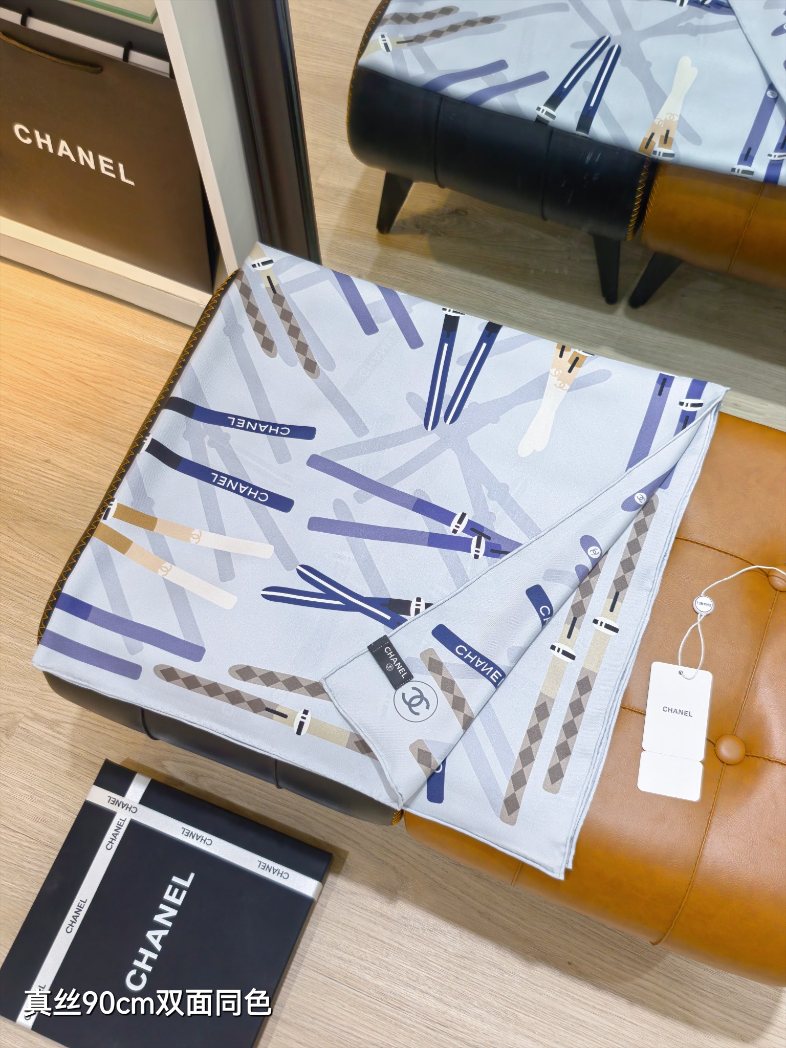 Cheap Chanel Scarf in 218313, $55 USD- [IB218313] - Replica Chanel Scarf