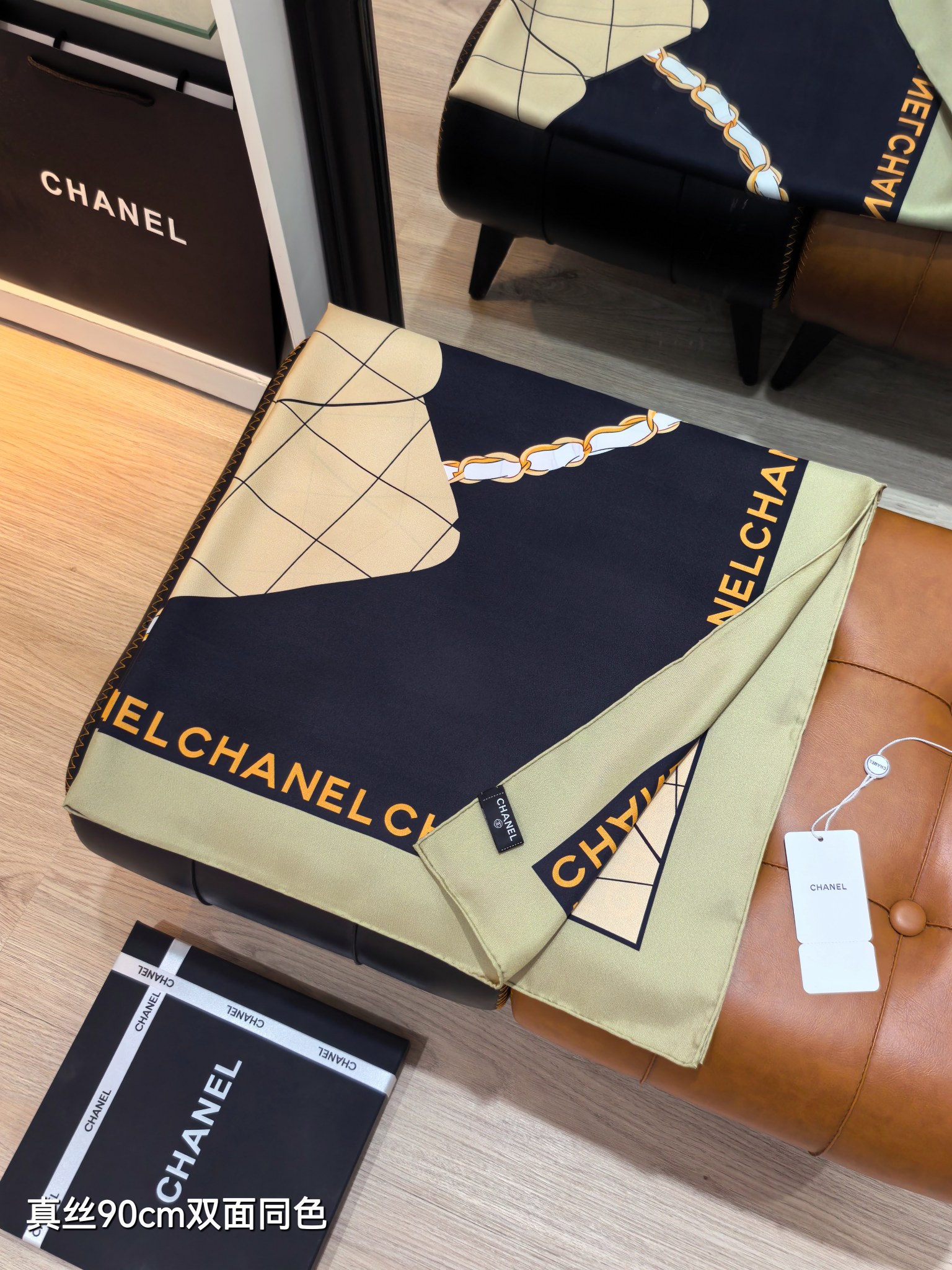 Cheap Chanel Scarf in 218314, $55 USD- [IB218314] - Replica Chanel Scarf