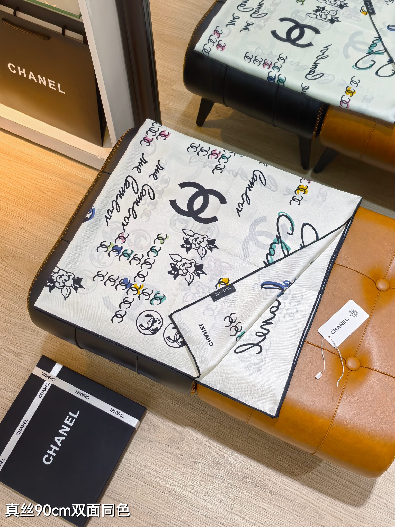 Cheap Chanel Scarf in 218323, $55 USD- [IB218323] - Replica Chanel Scarf