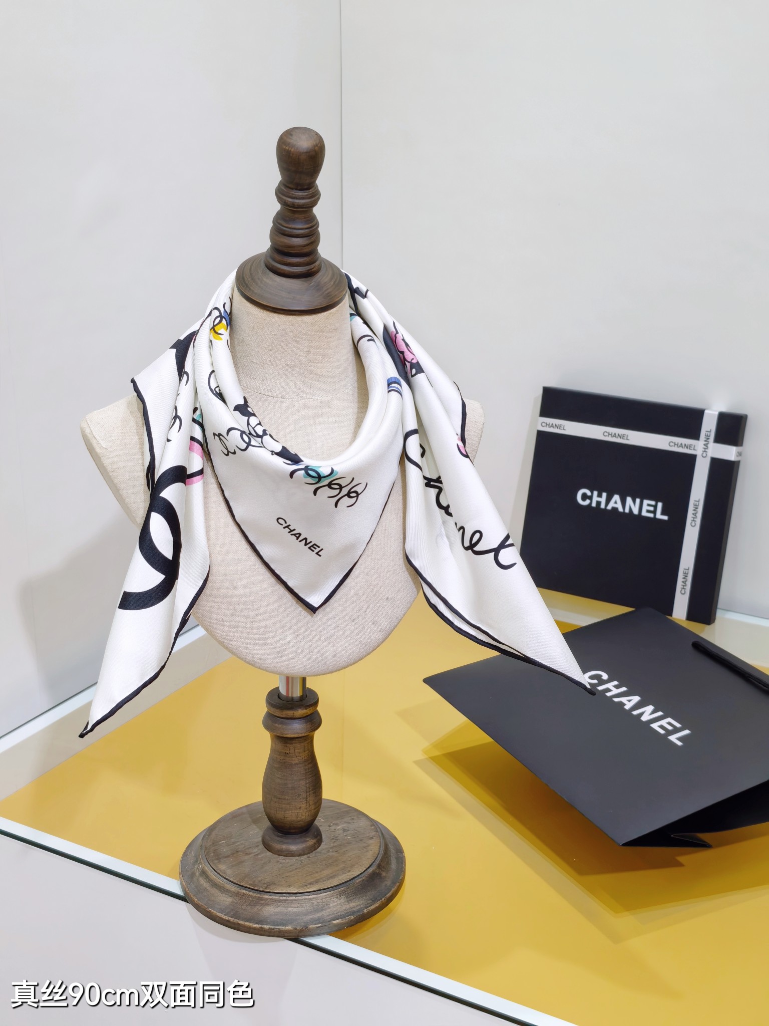 Cheap Chanel Scarf in 218323, $55 USD- [IB218323] - Replica Chanel Scarf