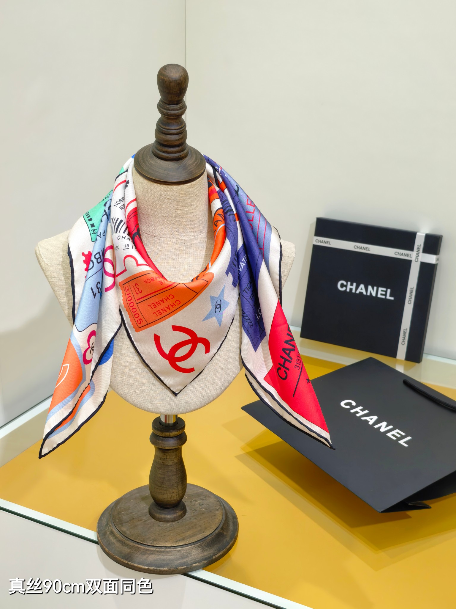 Cheap Chanel Scarf in 218328, $55 USD- [IB218328] - Replica Chanel Scarf