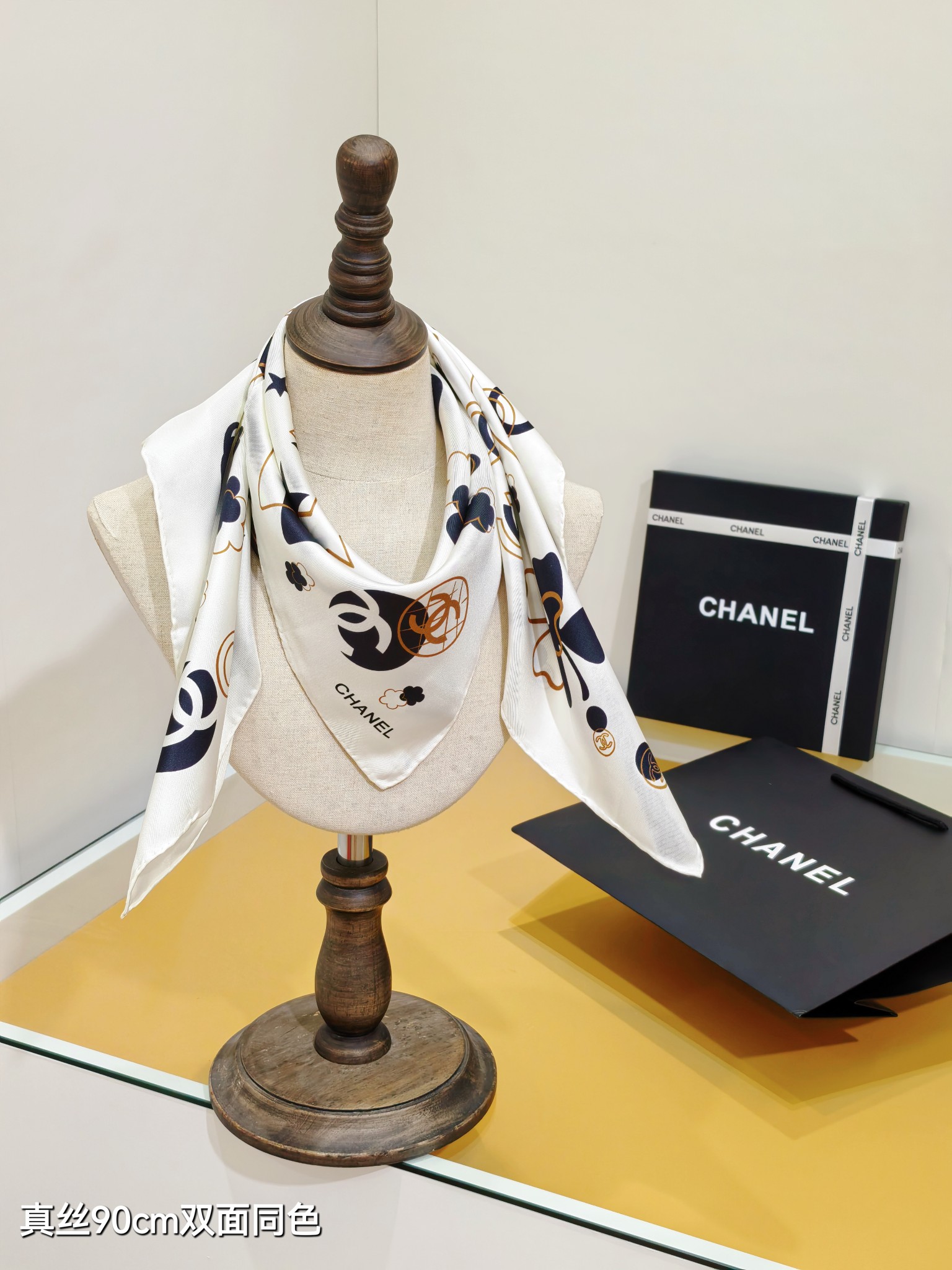 Cheap Chanel Scarf in 218332, $55 USD- [IB218332] - Replica Chanel Scarf