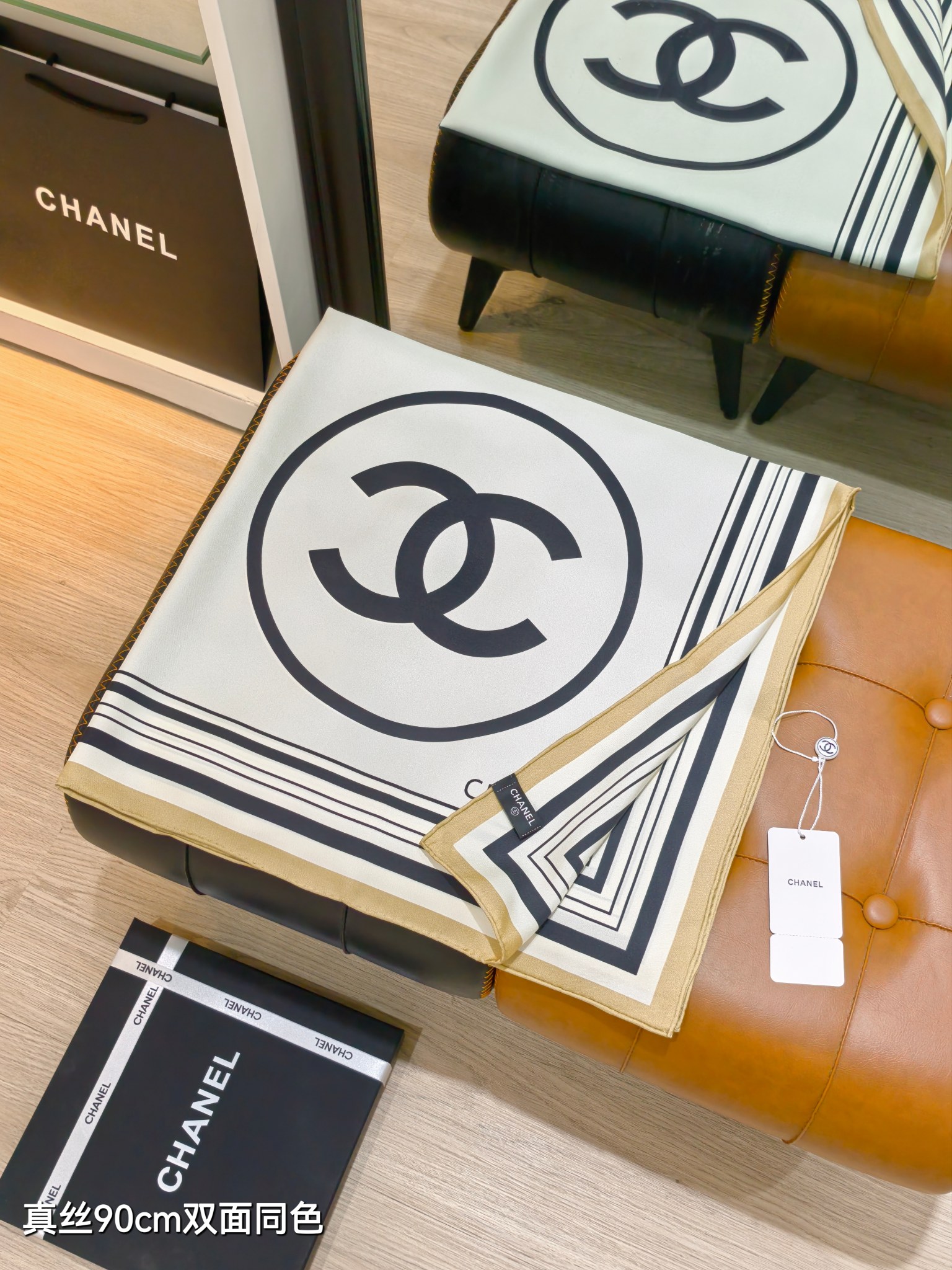 Cheap Chanel Scarf in 218333, $55 USD- [IB218333] - Replica Chanel Scarf