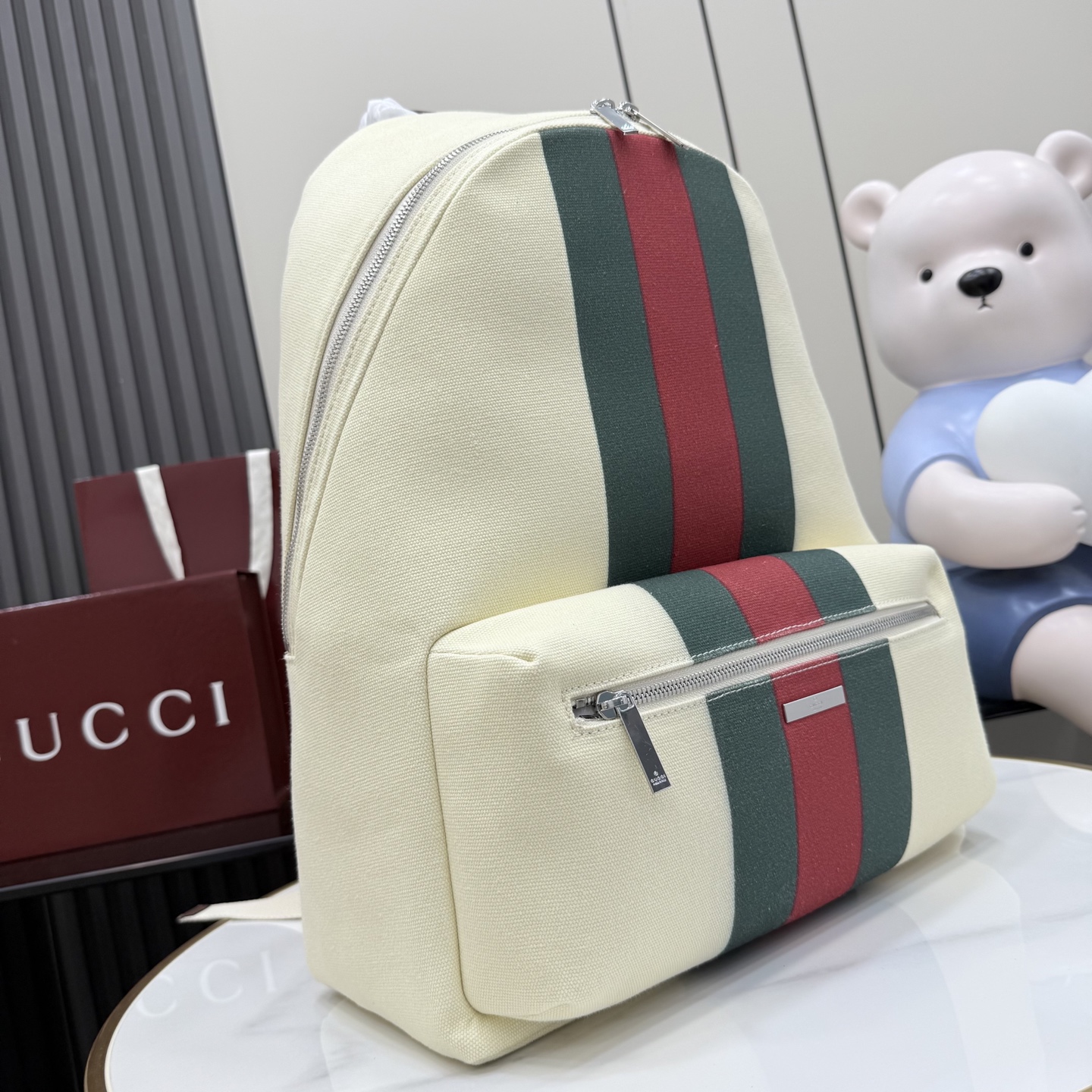 Cheap New Arrivals Gucci High quality Backpacks in 218337, $160 USD- [IB218337] - Replica Gucci AAA+++ quality Backpack