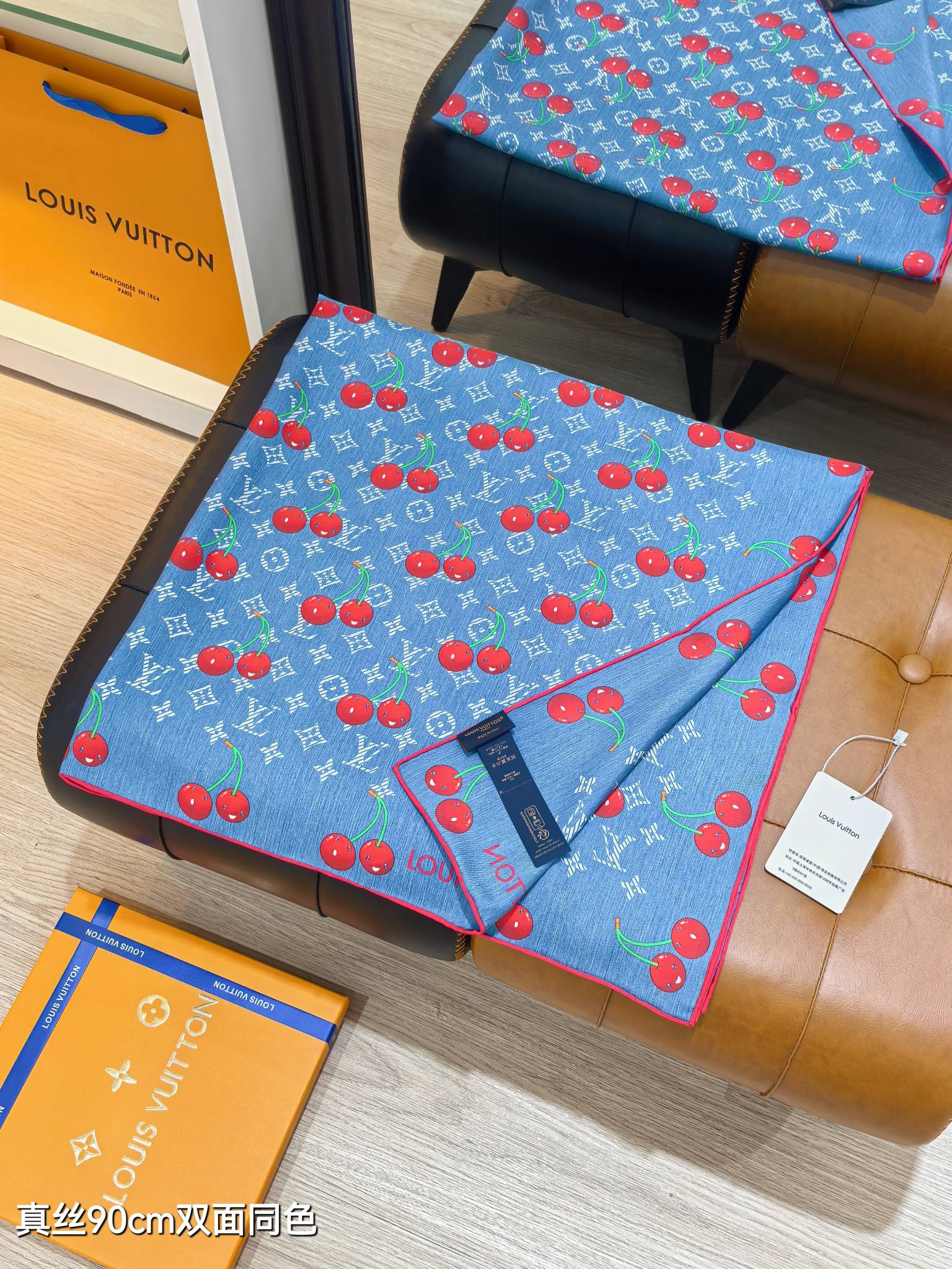 Cheap Louis Vuitton Lightweight Scarf in 218359, $55 USD- [IB218359] - Replica Louis Vuitton Lightweight Scarf