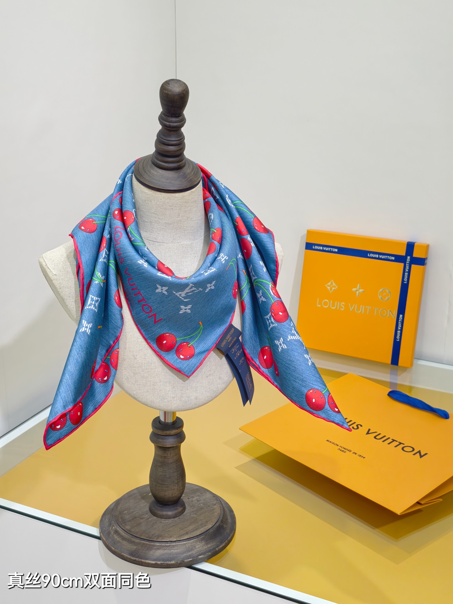 Cheap Louis Vuitton Lightweight Scarf in 218359, $55 USD- [IB218359] - Replica Louis Vuitton Lightweight Scarf