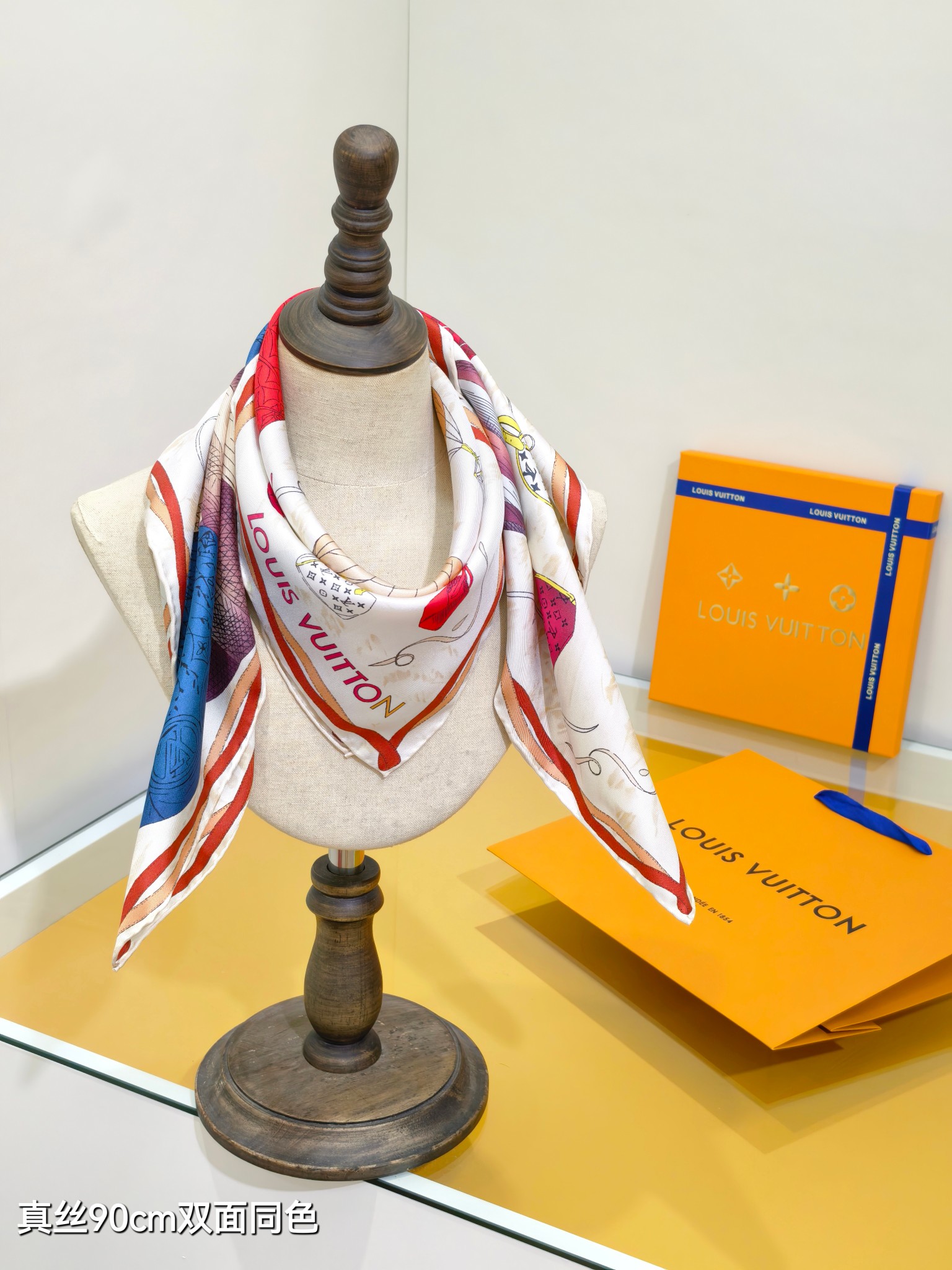 Cheap Louis Vuitton Lightweight Scarf in 218363, $55 USD- [IB218363] - Replica Louis Vuitton Lightweight Scarf