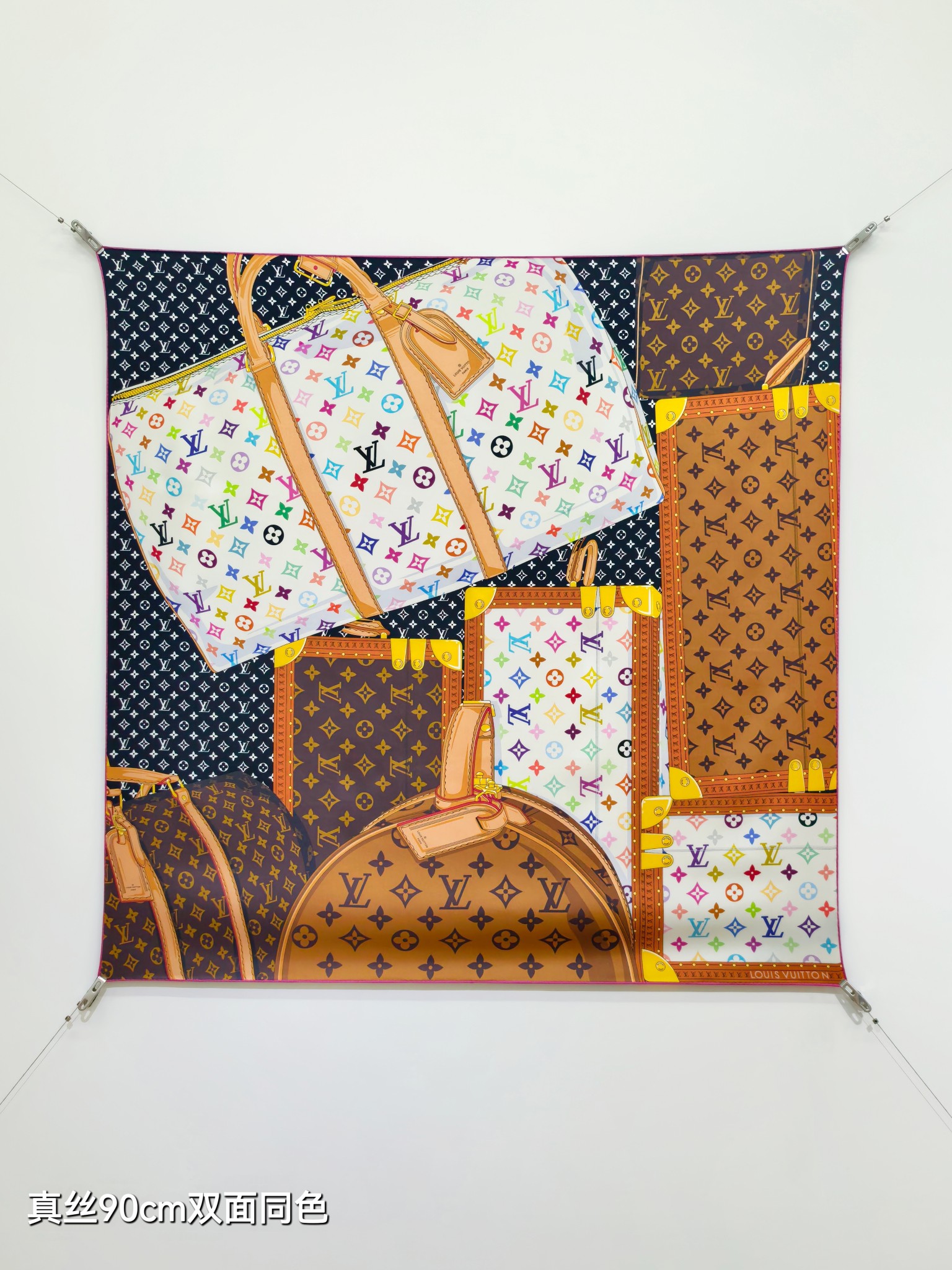 Cheap Louis Vuitton Lightweight Scarf in 218368, $55 USD- [IB218368] - Replica Louis Vuitton Lightweight Scarf