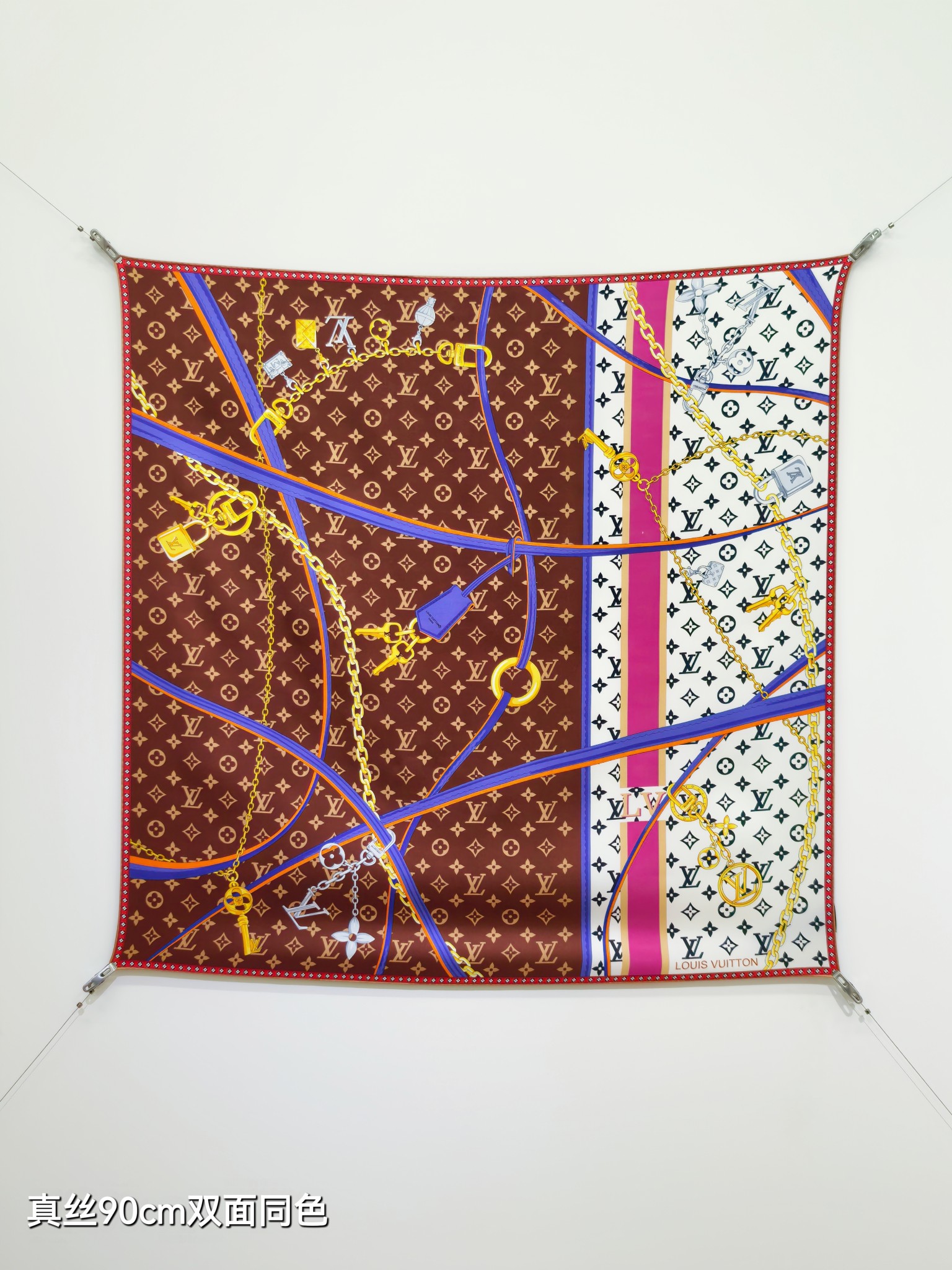 Cheap Louis Vuitton Lightweight Scarf in 218373, $55 USD- [IB218373] - Replica Louis Vuitton Lightweight Scarf