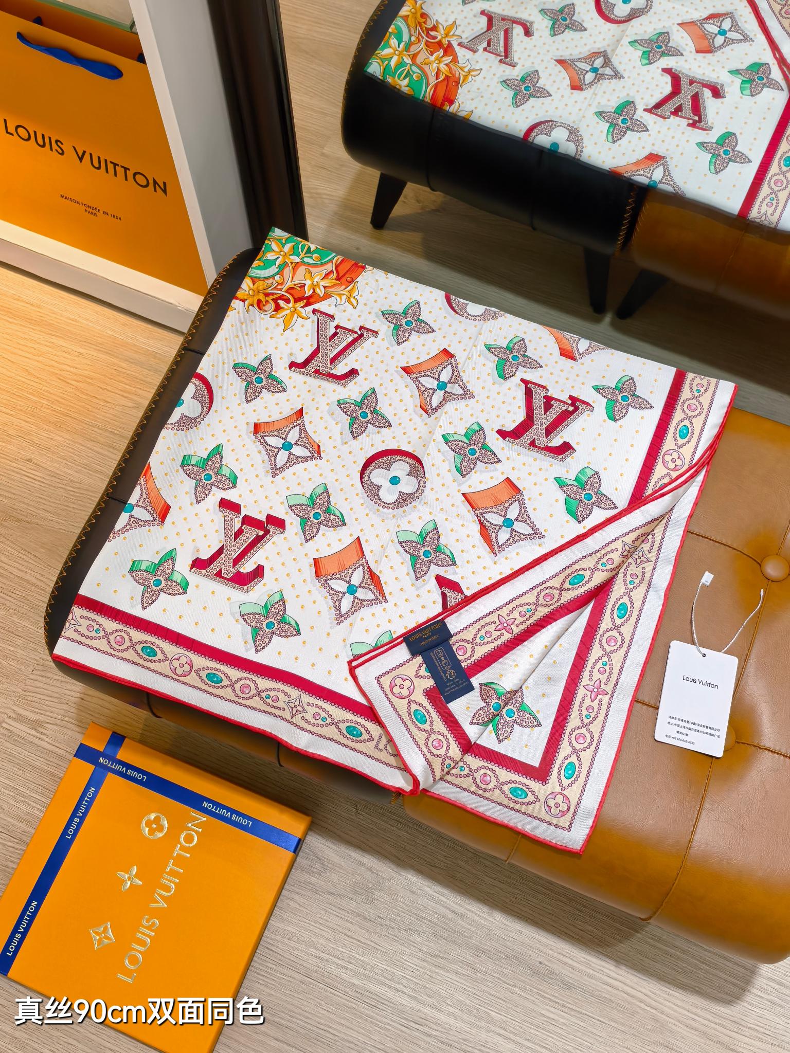 Cheap Louis Vuitton Lightweight Scarf in 218378, $55 USD- [IB218378] - Replica Louis Vuitton Lightweight Scarf