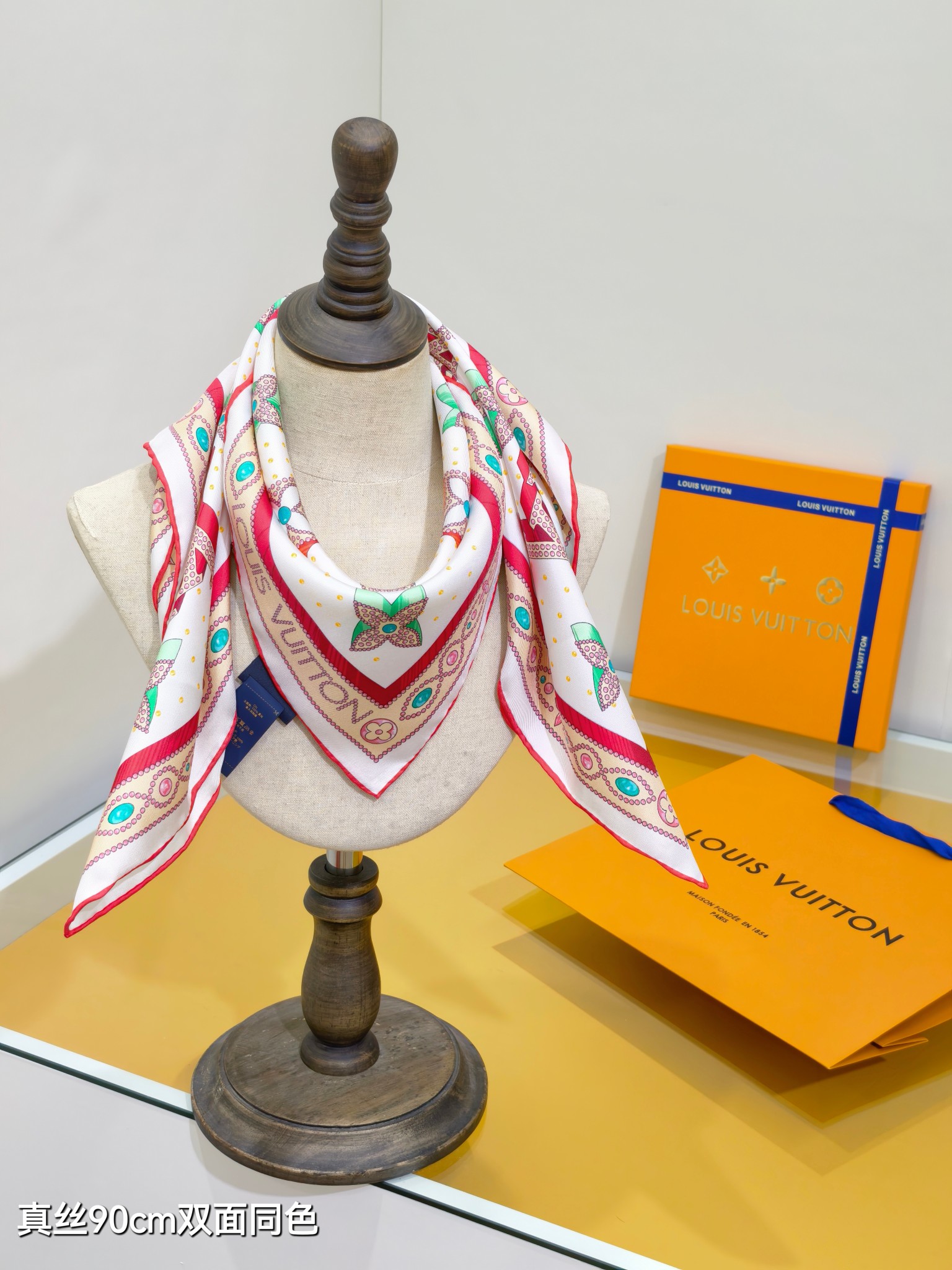 Cheap Louis Vuitton Lightweight Scarf in 218378, $55 USD- [IB218378] - Replica Louis Vuitton Lightweight Scarf