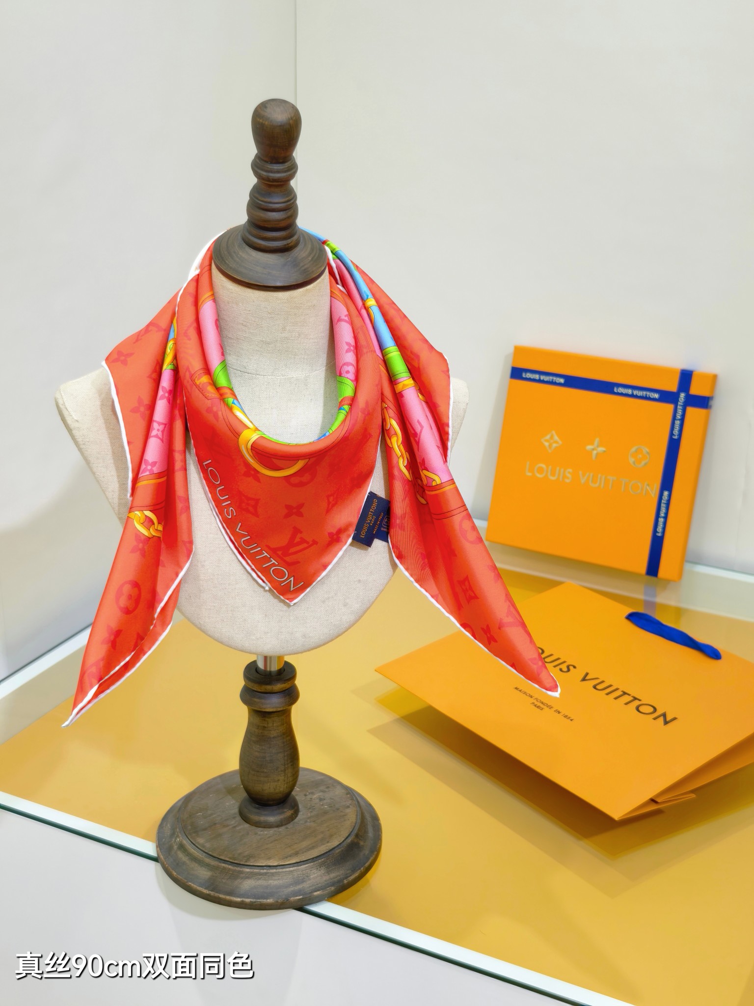 Cheap Louis Vuitton Lightweight Scarf in 218379, $55 USD- [IB218379] - Replica Louis Vuitton Lightweight Scarf