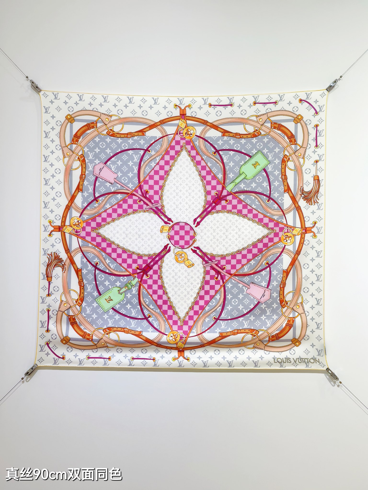 Cheap Louis Vuitton Lightweight Scarf in 218384, $55 USD- [IB218384] - Replica Louis Vuitton Lightweight Scarf